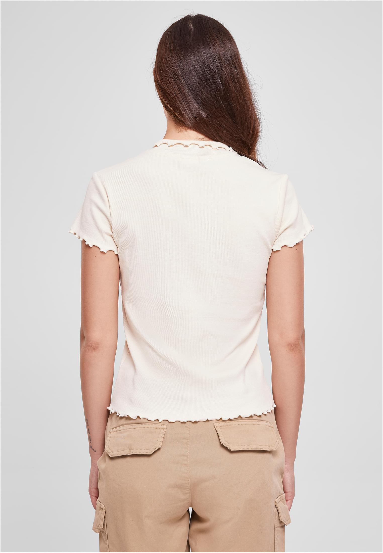 Ladies Rib Polo Tee | whitesand