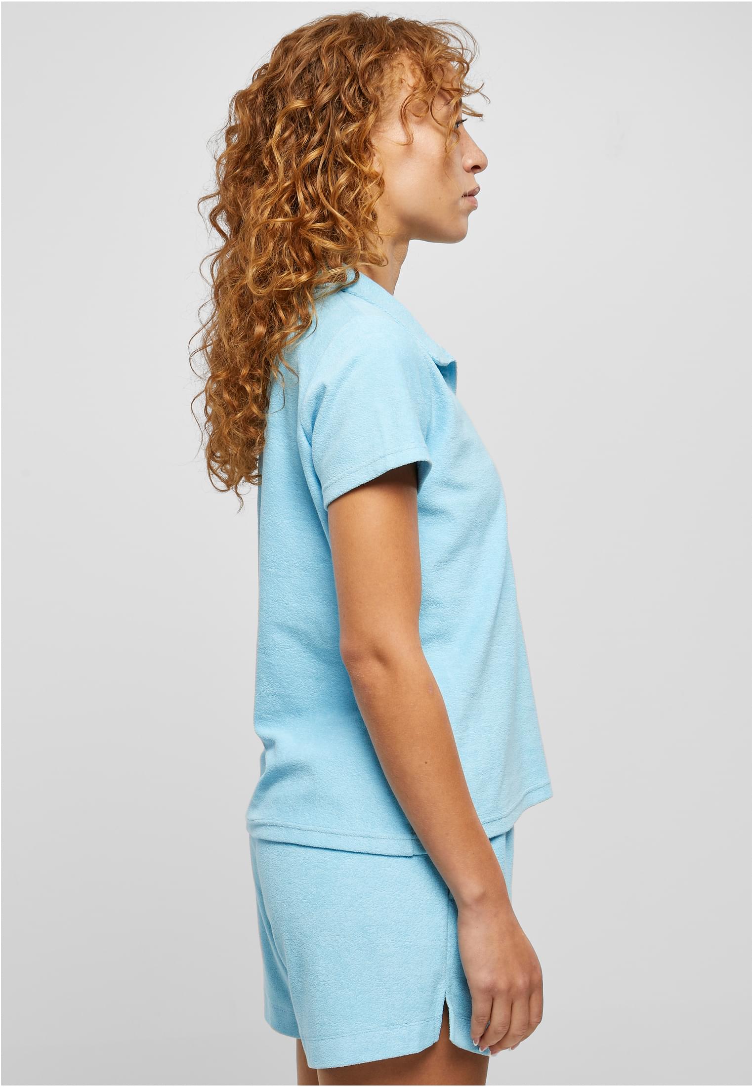 Ladies Towel Polo Tee | balticblue