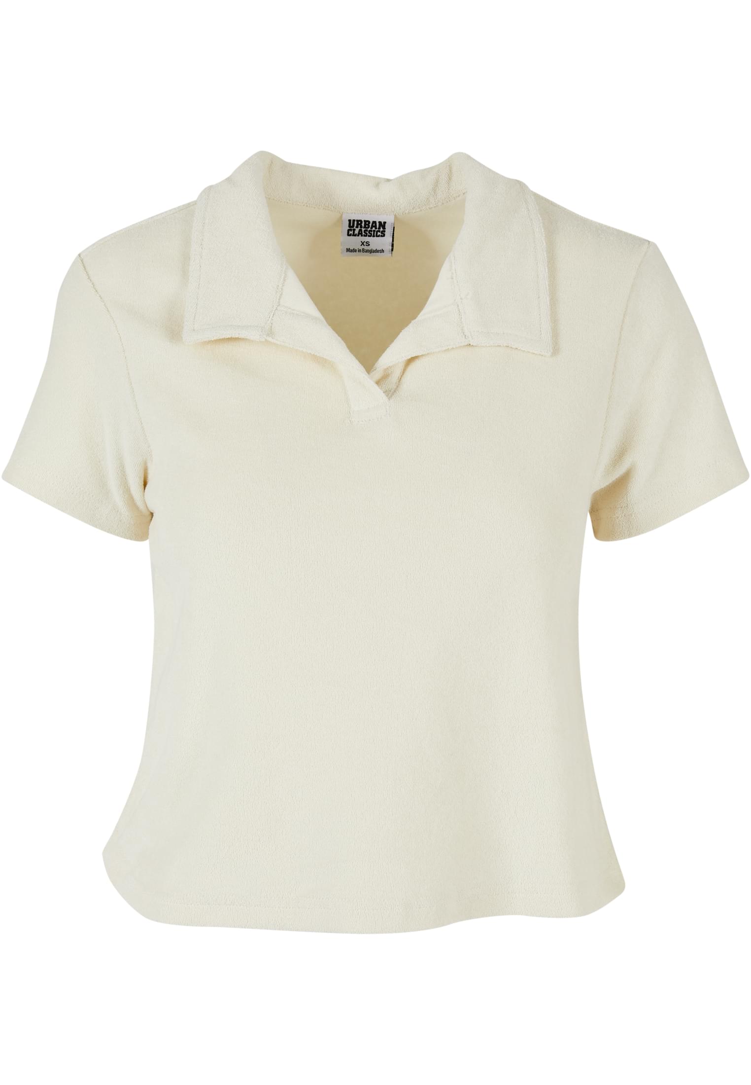 Ladies Towel Polo Tee | palewhite