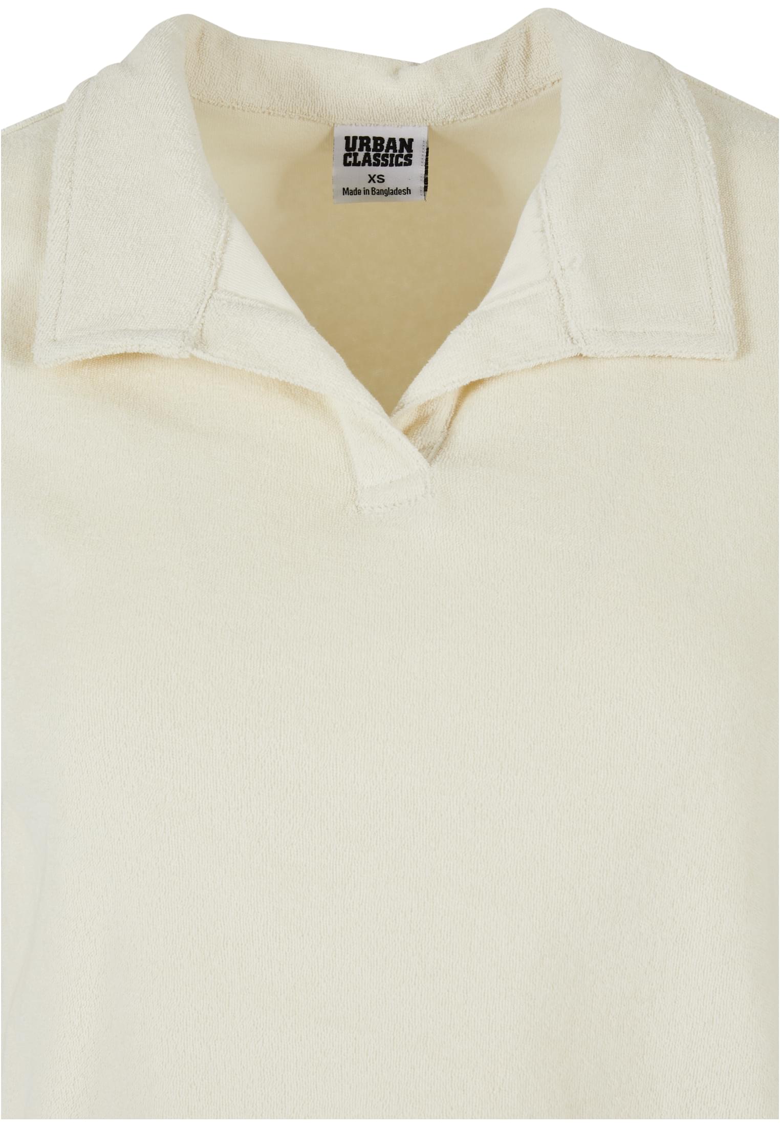 Ladies Towel Polo Tee | palewhite