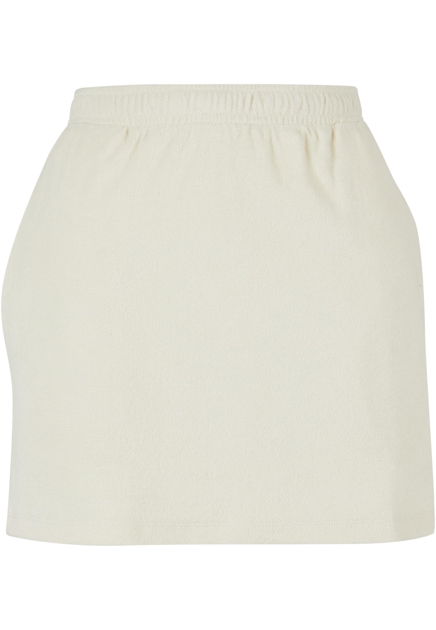 Ladies Towel Mini Skirt | palewhite