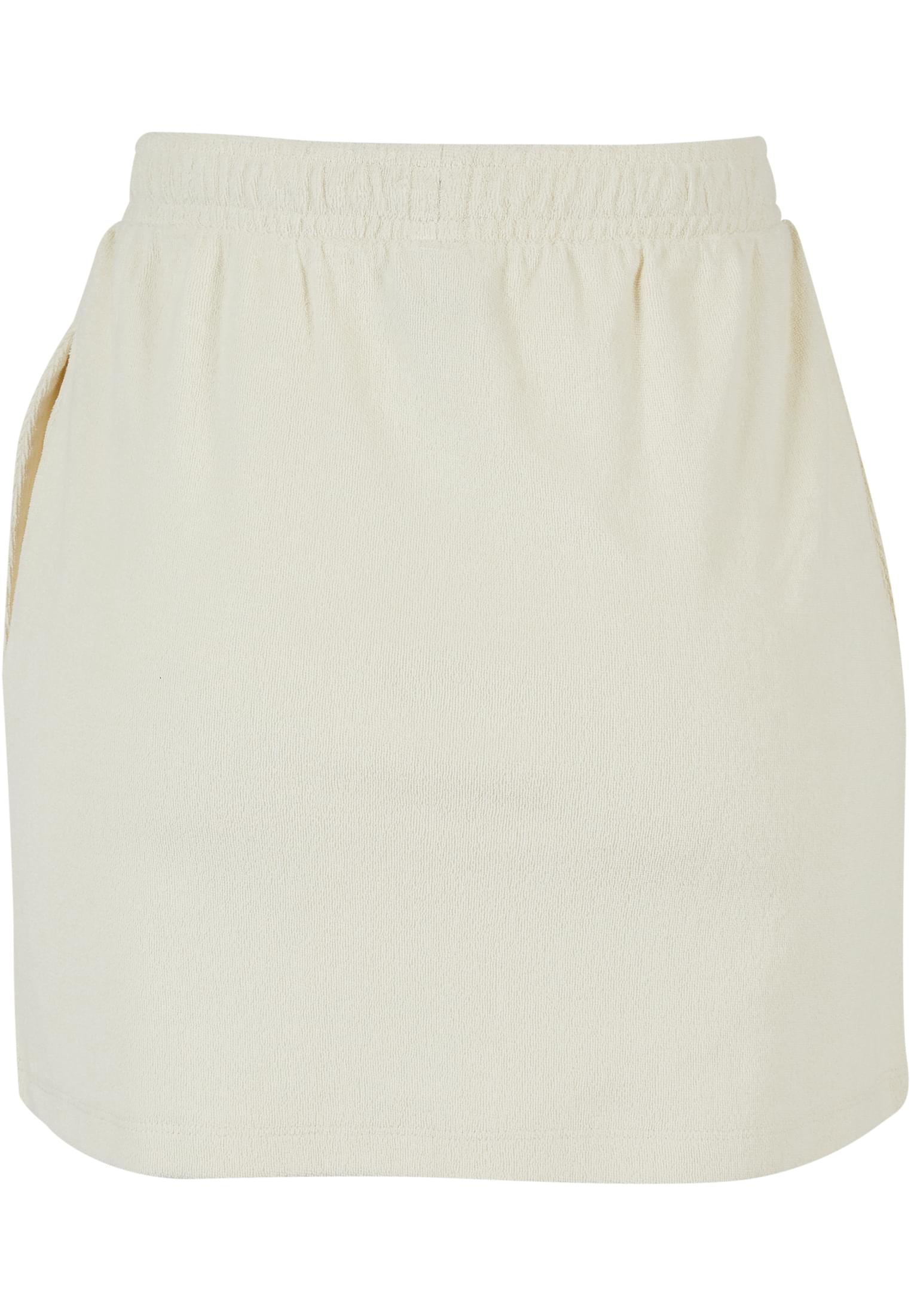 Ladies Towel Mini Skirt | palewhite