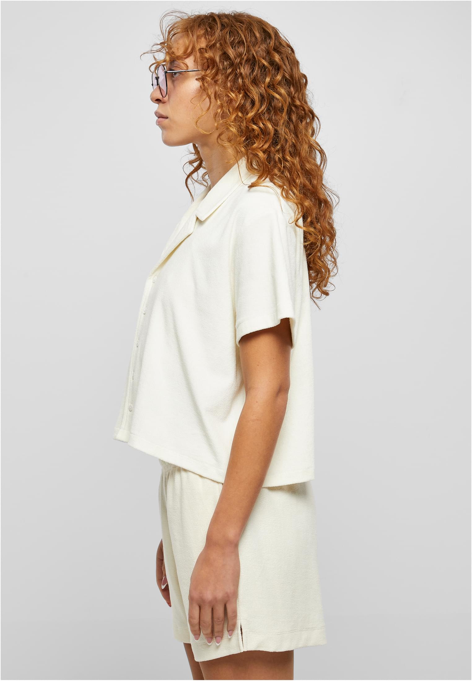 Ladies Towel Resort Shirt | palewhite