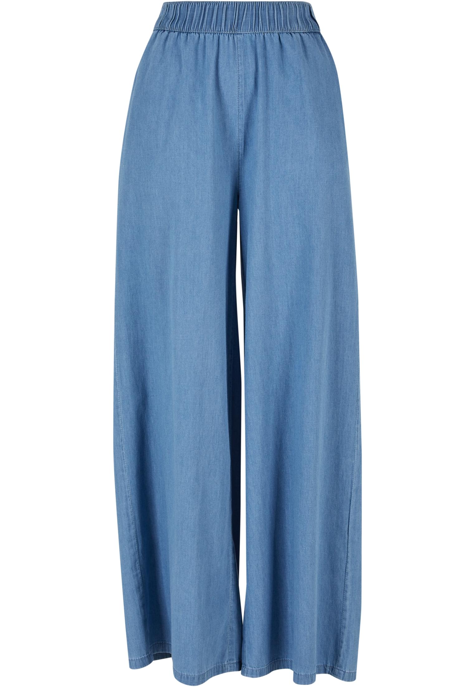 Ladies Light Denim Wide Leg Pants | skyblue washed