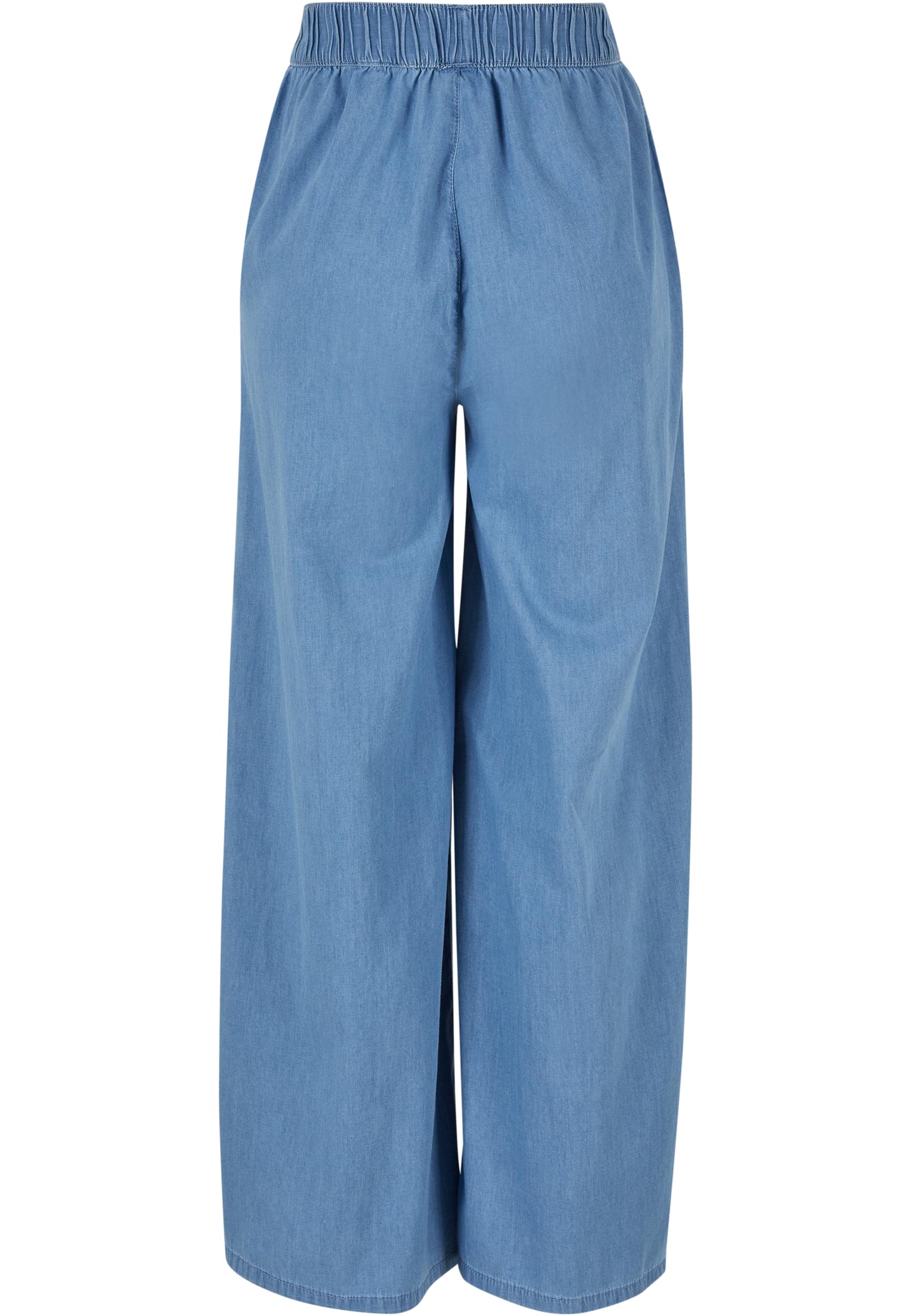 Ladies Light Denim Wide Leg Pants | skyblue washed