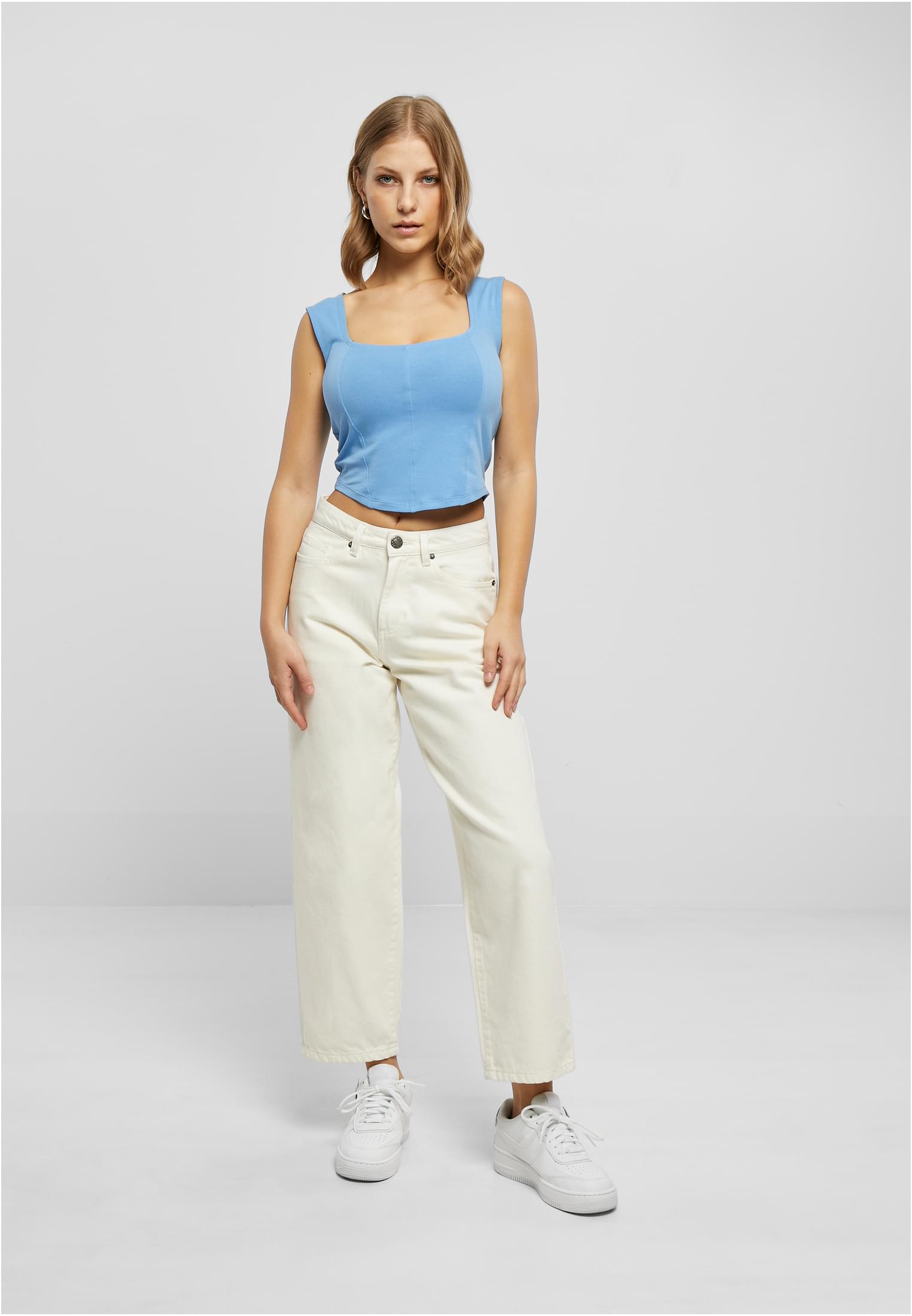 Ladies Short Corsage Top | horizonblue