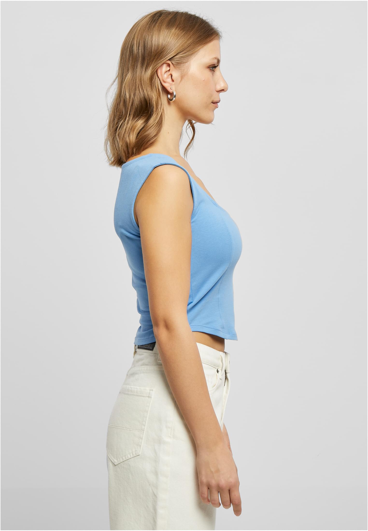 Ladies Short Corsage Top | horizonblue