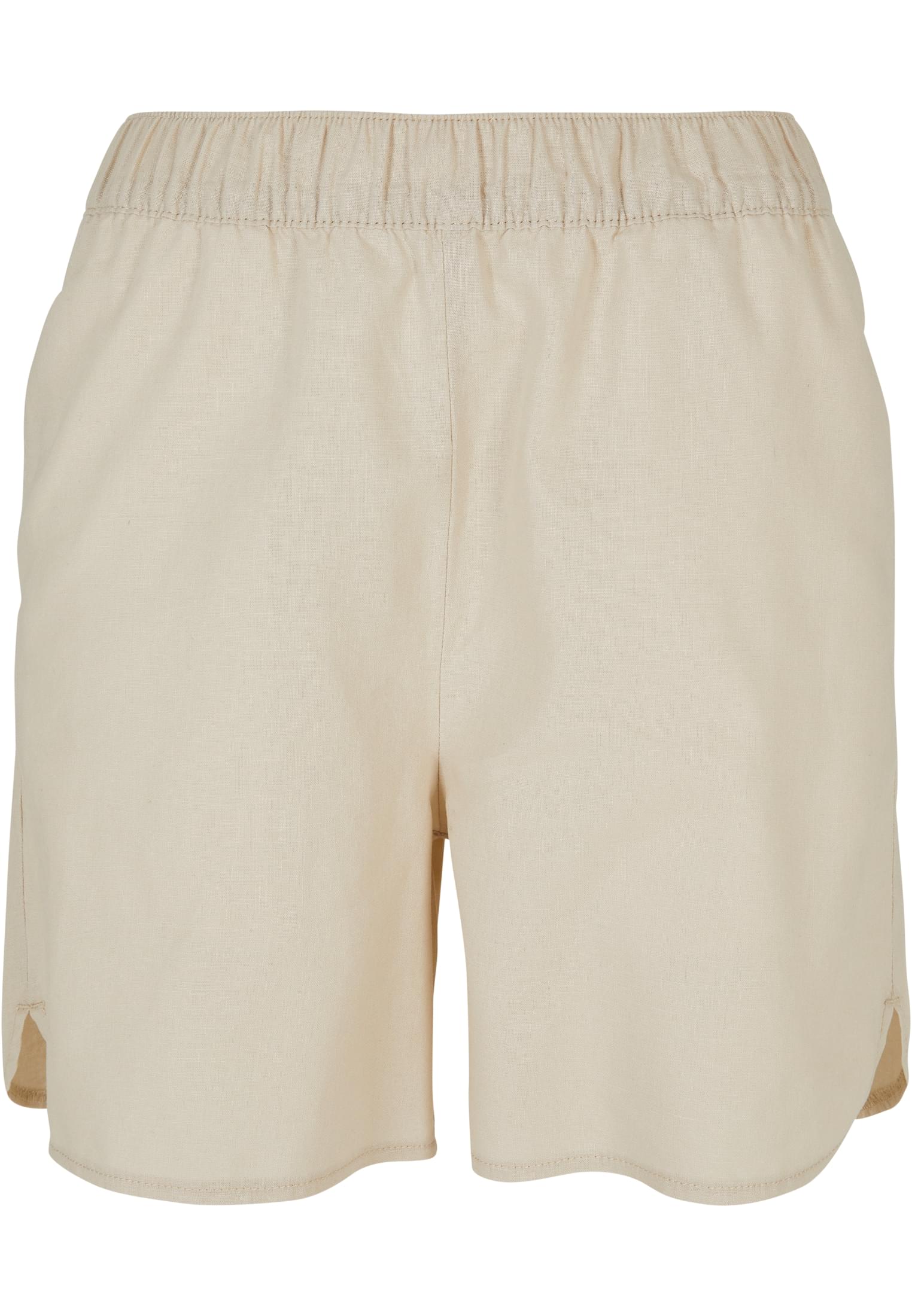 Ladies Linen Mixed Shorts | softseagrass