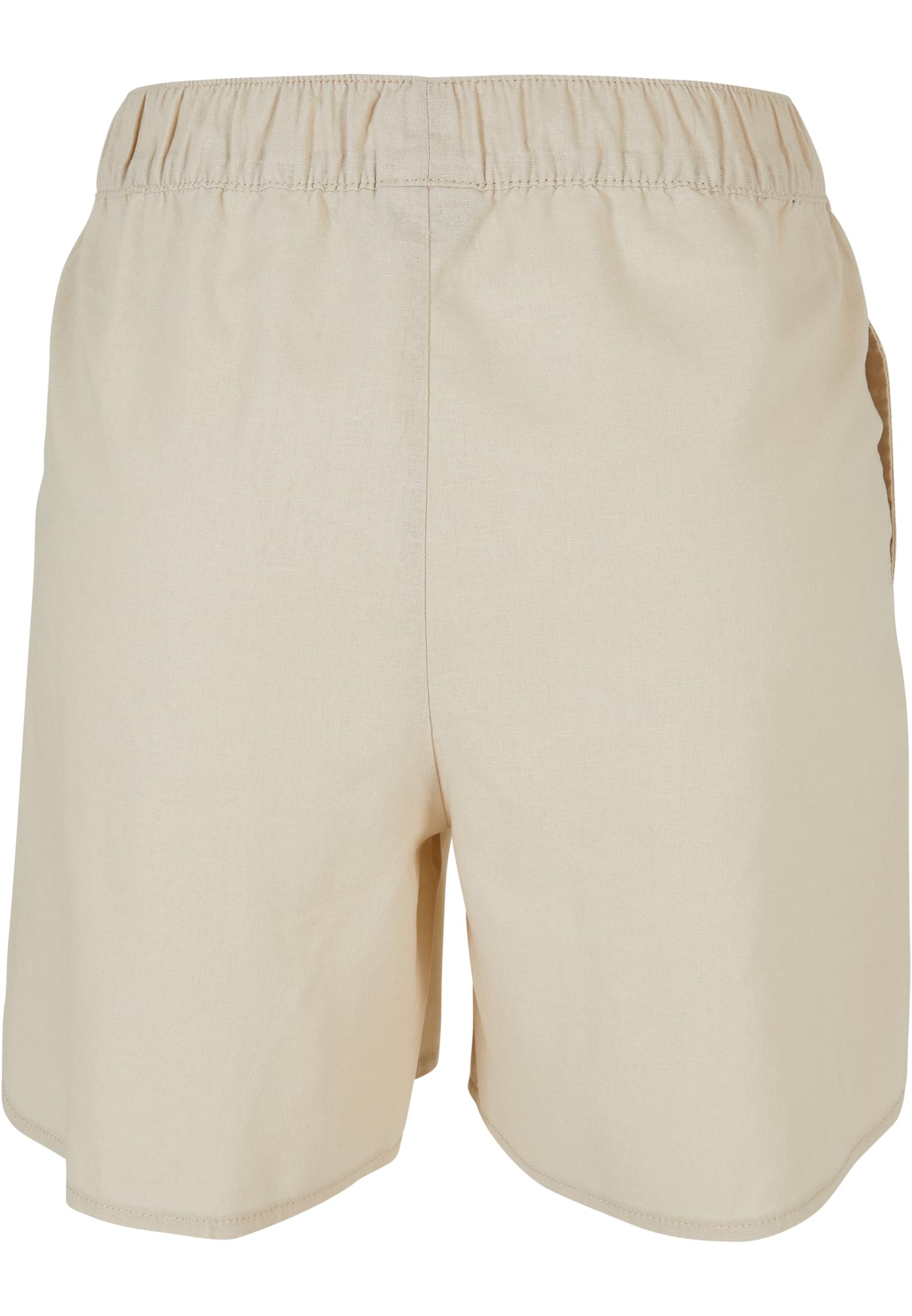 Ladies Linen Mixed Shorts | softseagrass