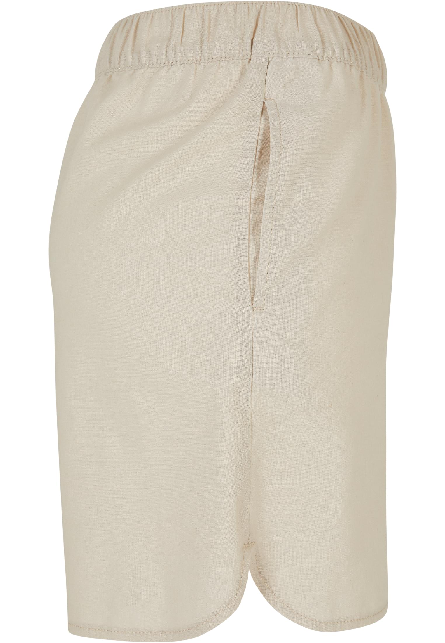 Ladies Linen Mixed Shorts | softseagrass