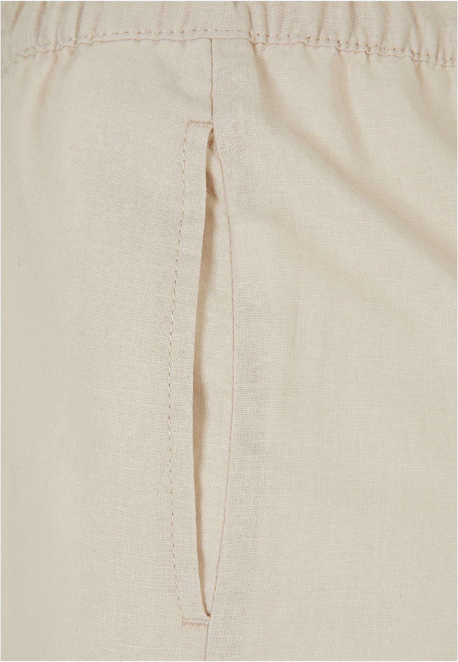 Ladies Linen Mixed Shorts | softseagrass