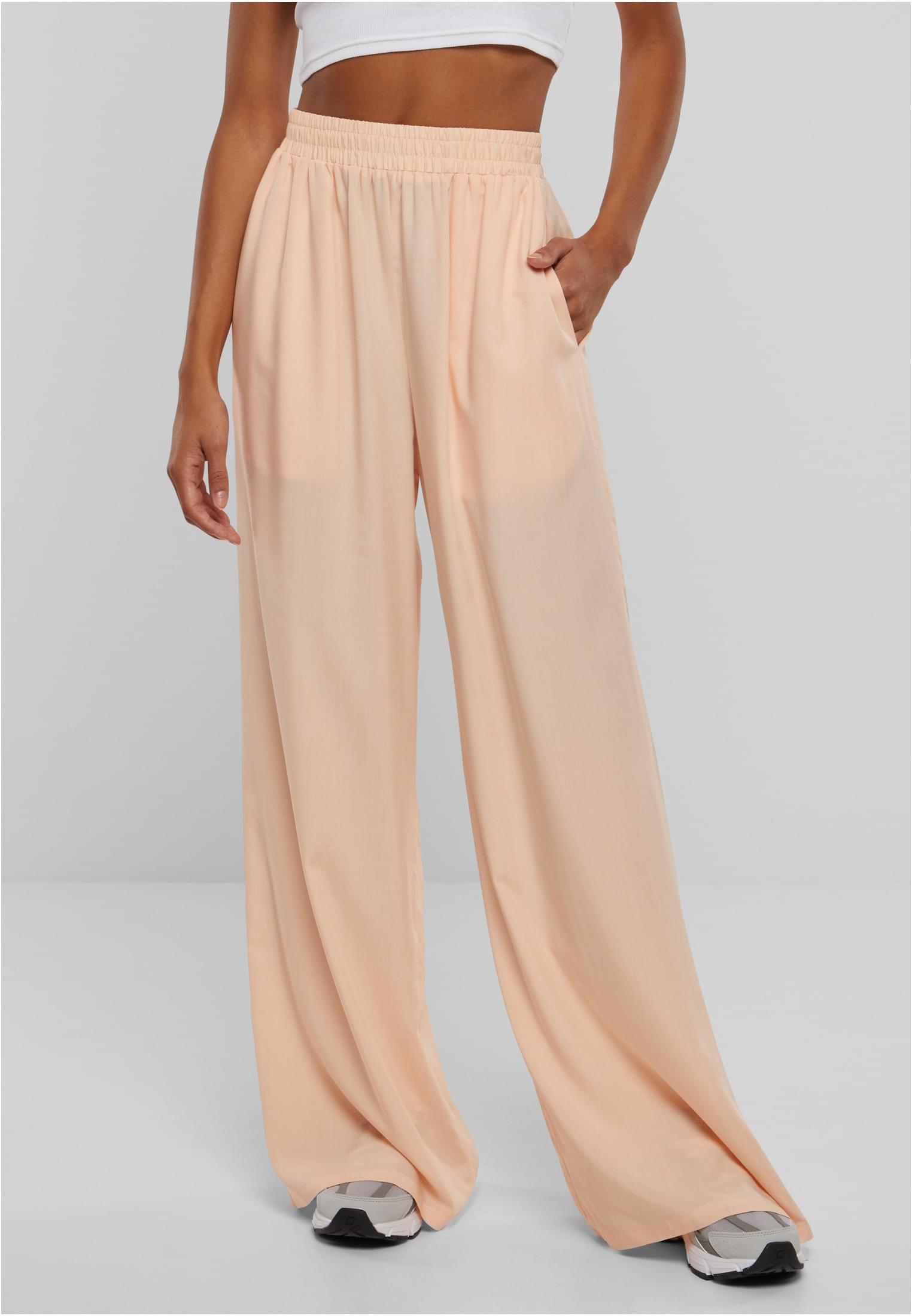 Ladies Wide Leg Viscose Pants | softapricot