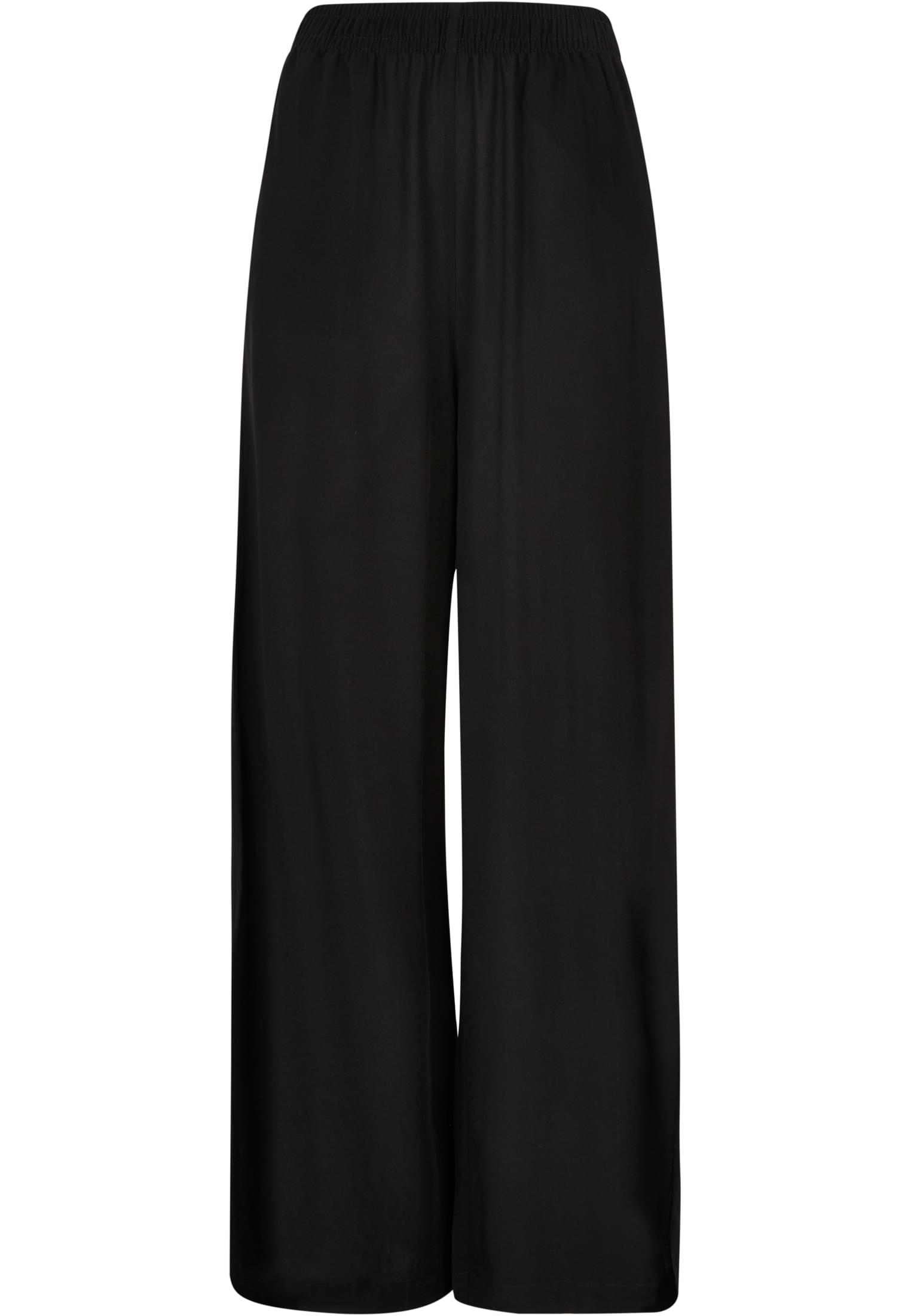 Ladies Wide Leg Viscose Pants | black