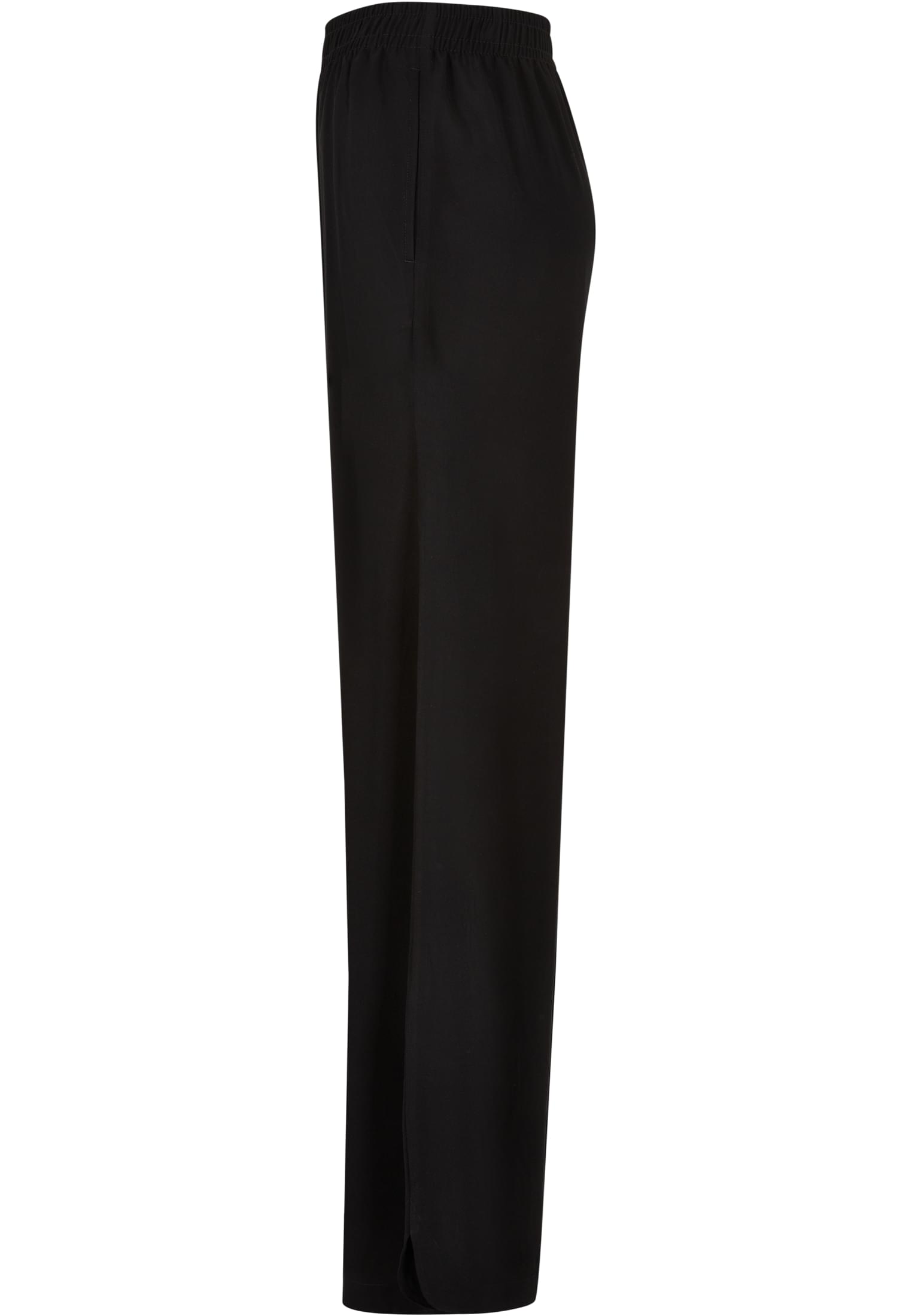 Ladies Wide Leg Viscose Pants | black