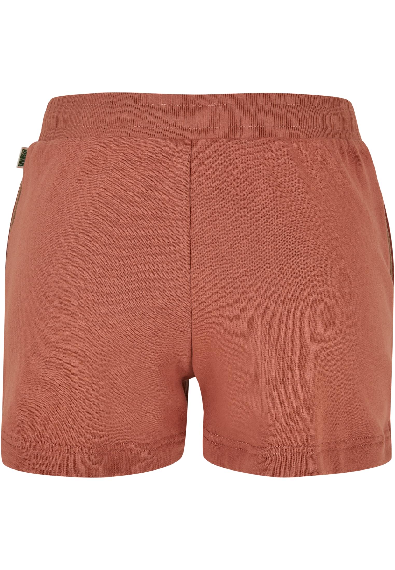 Ladies Organic Terry Shorts | terracotta