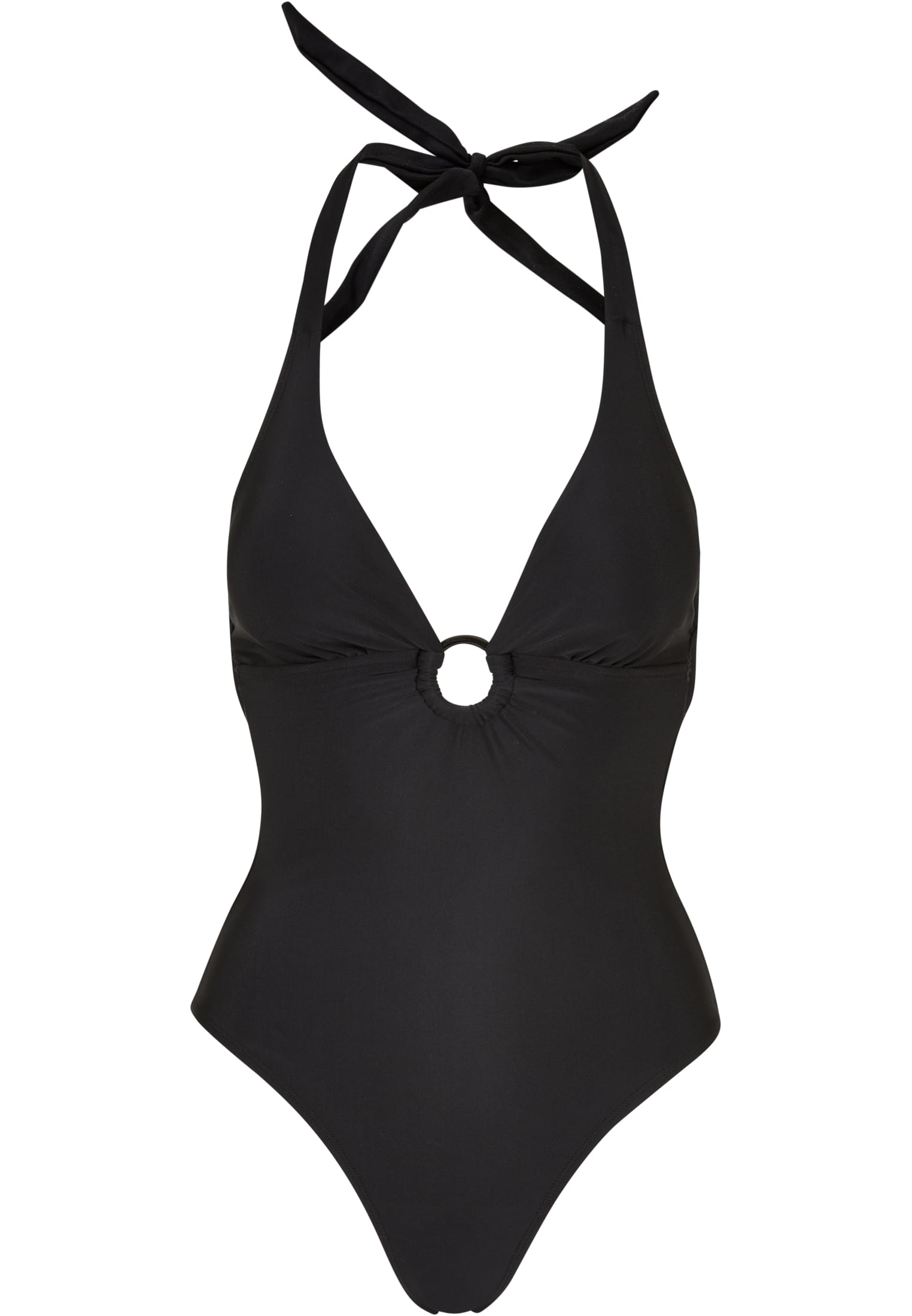 Ladies Recycled Neckholder Swimsuit | black