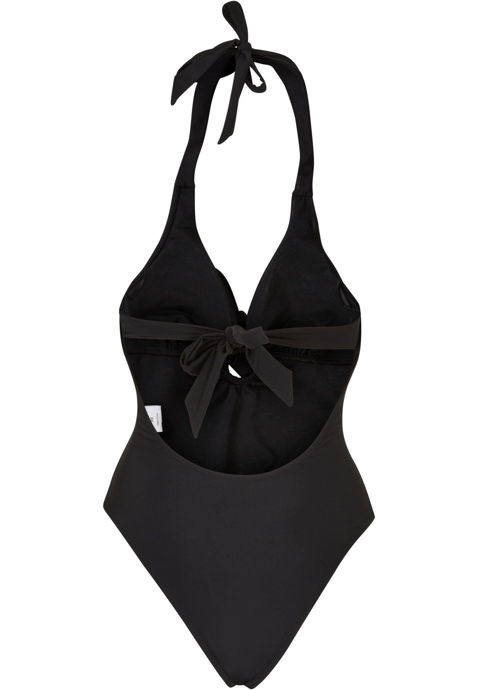 Ladies Recycled Neckholder Swimsuit | black