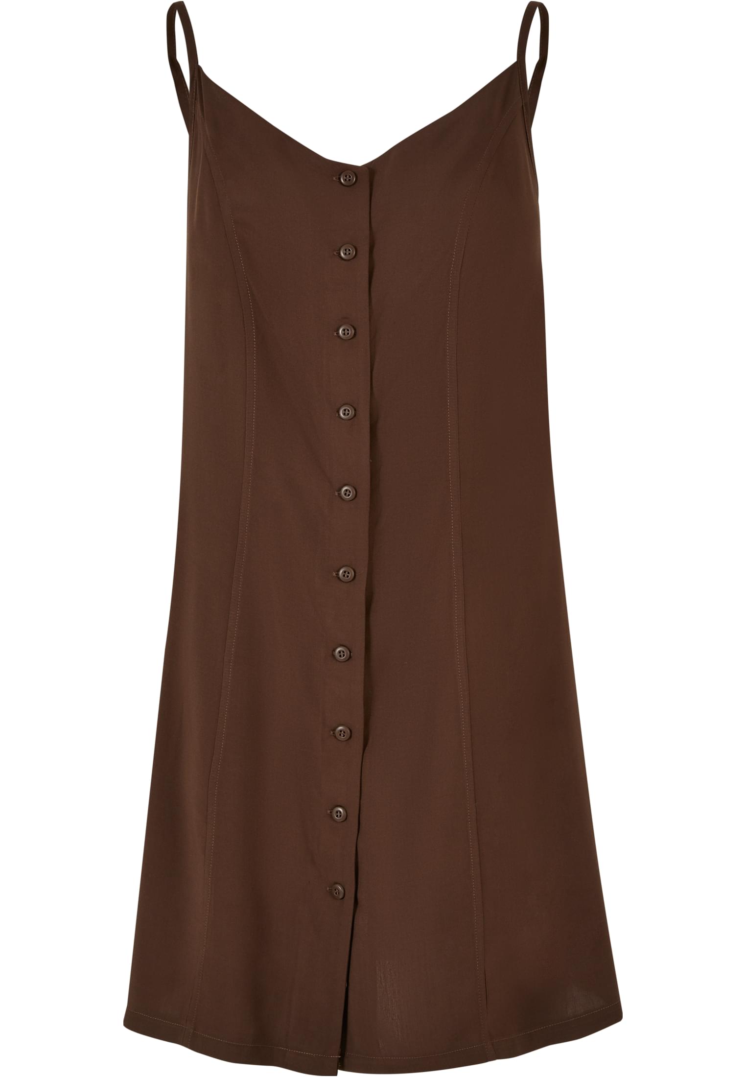 Ladies Vicose Mini Dress | brown