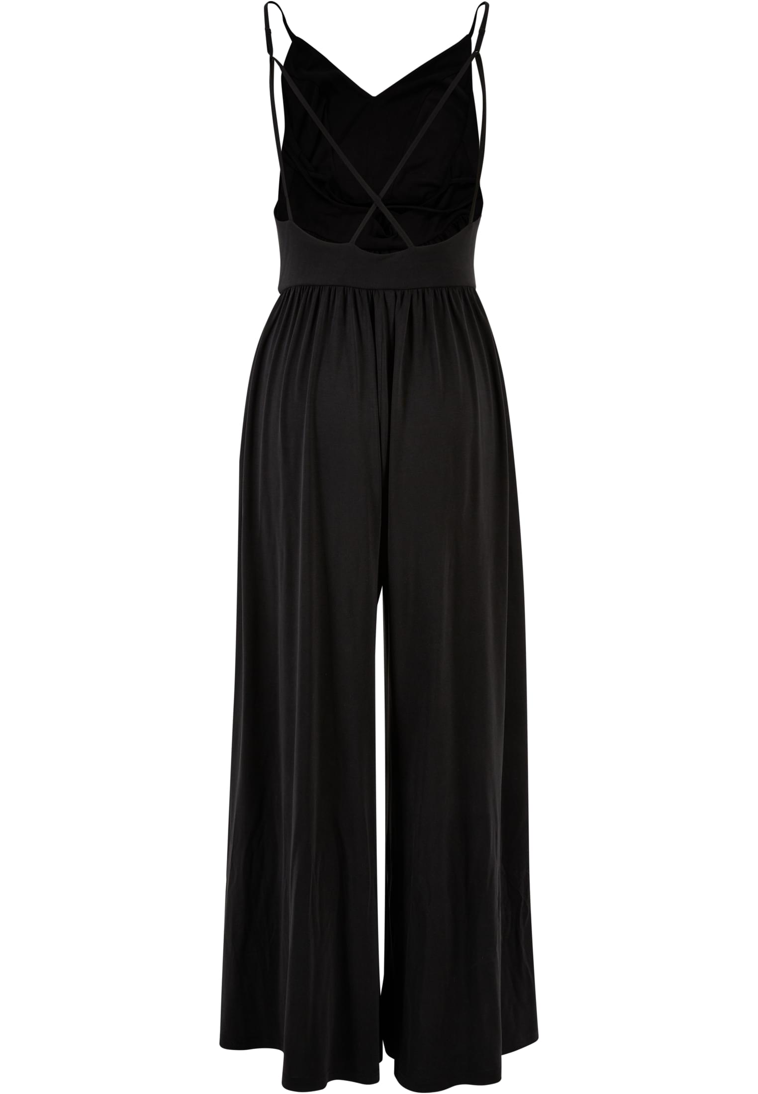 Ladies Modal Spaghetti Jumpsuit | black