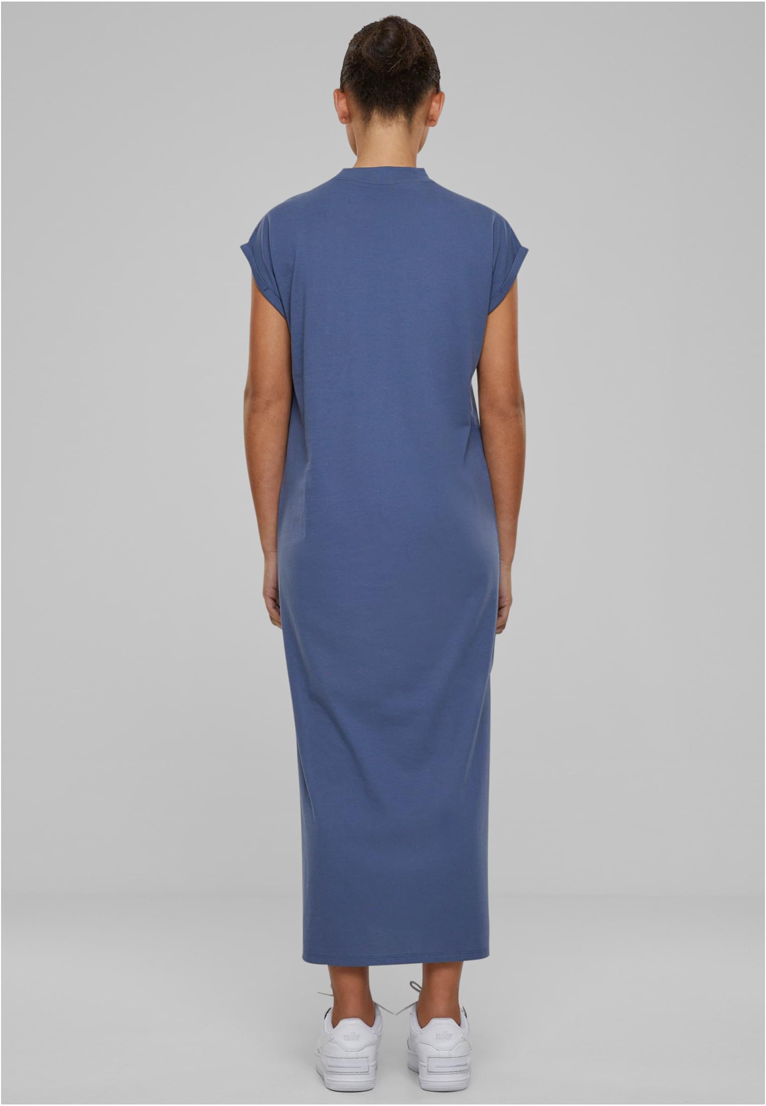 Ladies Long Extended Shoulder Dress | vintageblue