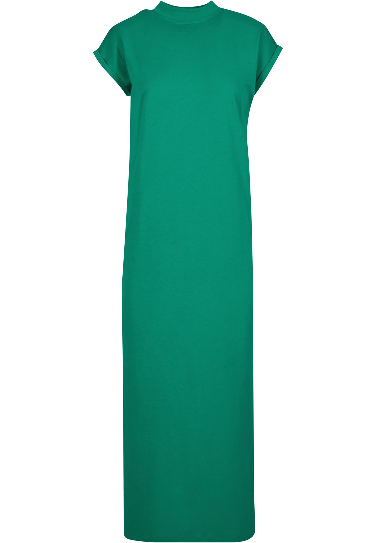 Ladies Long Extended Shoulder Dress | ferngreen