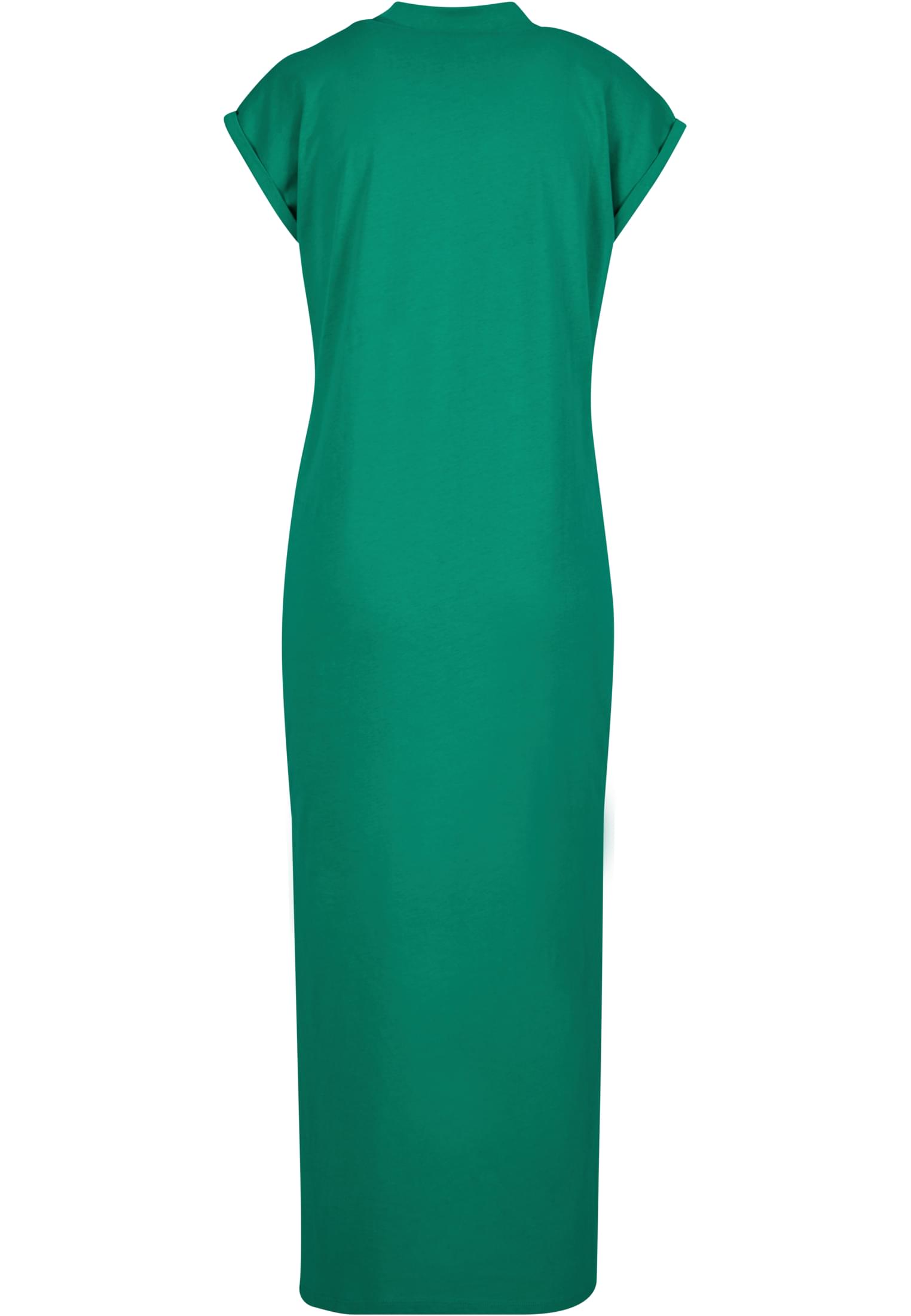 Ladies Long Extended Shoulder Dress | ferngreen