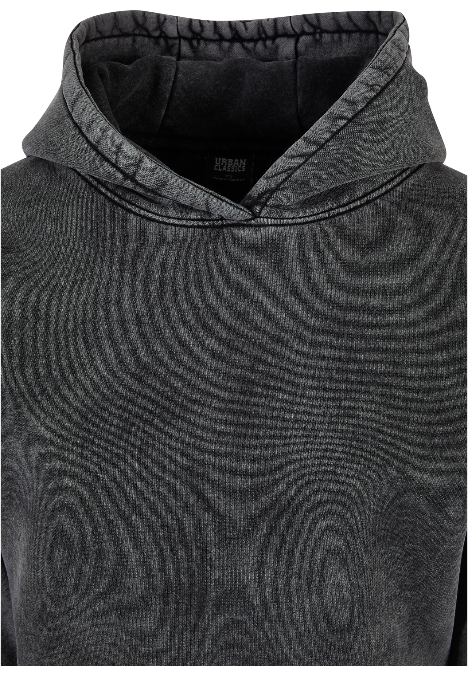 Ladies Stone Washed Hoody | black