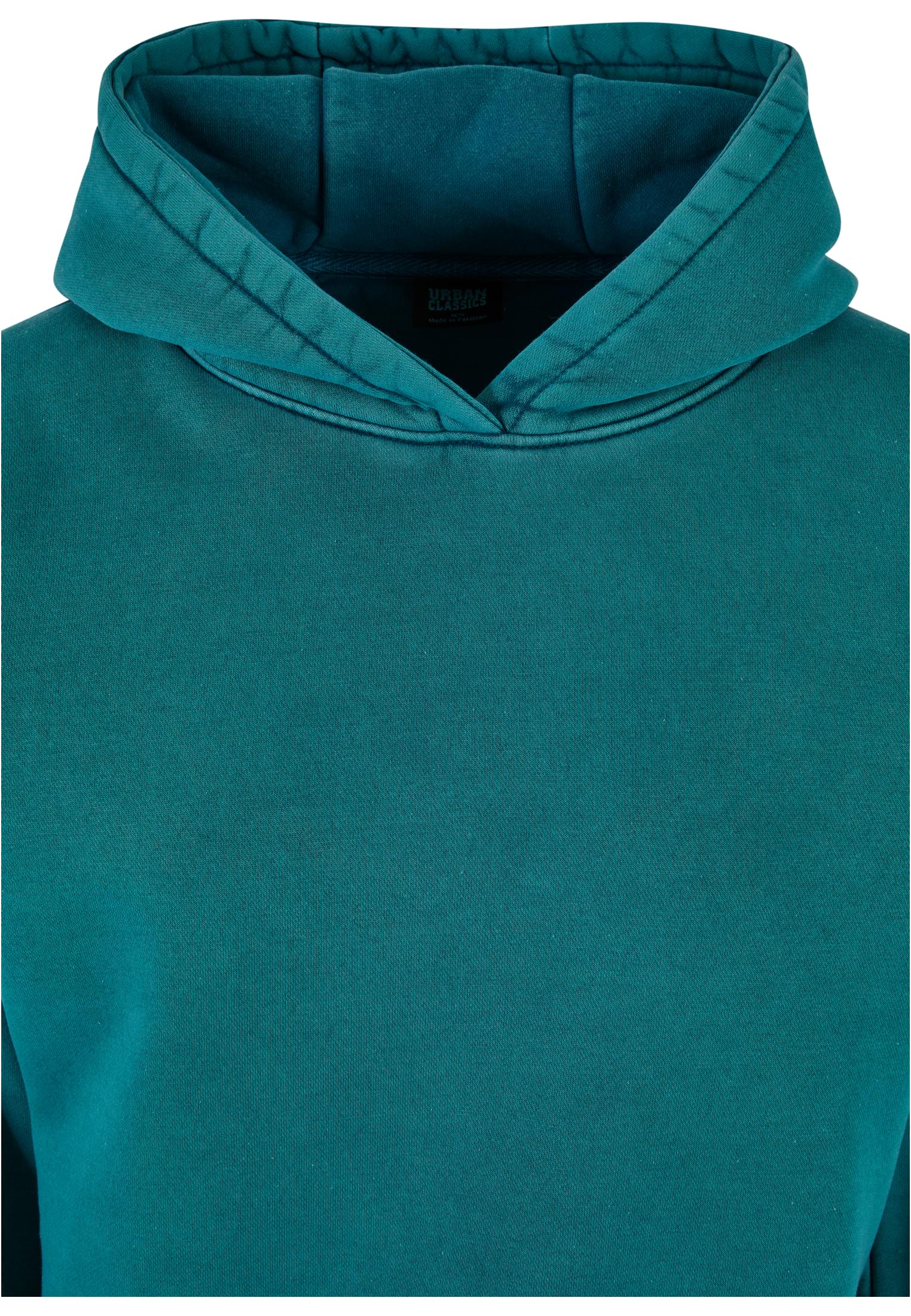 Ladies Stone Washed Hoody | watergreen