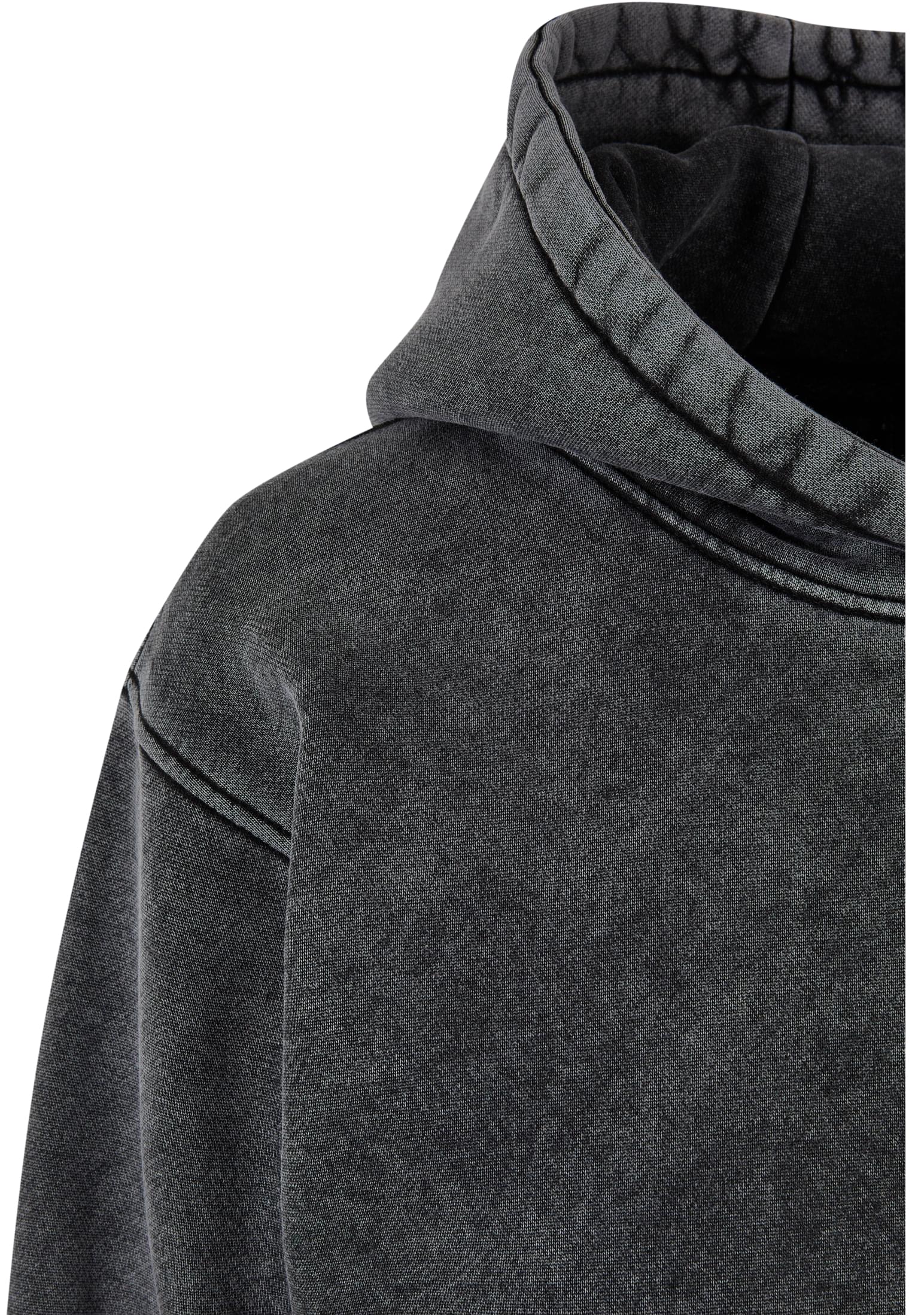 Ladies Stone Washed Hoody | black