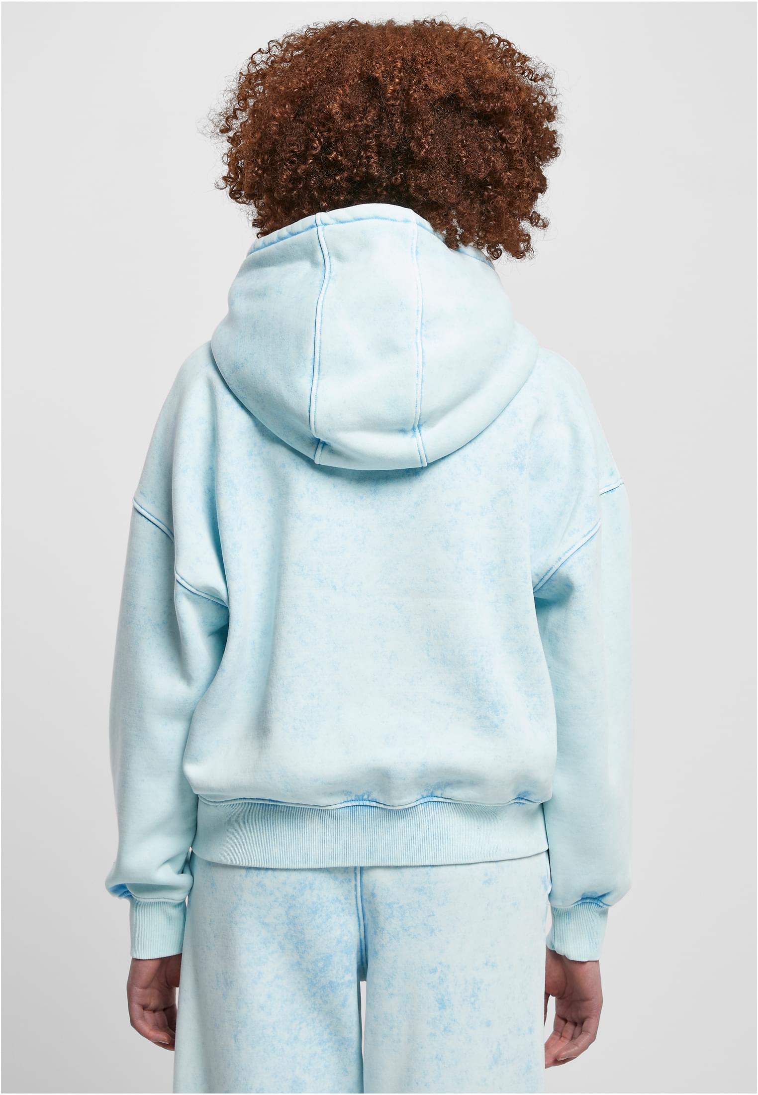 Ladies Oversized Towel Washed Hoody | balticblue