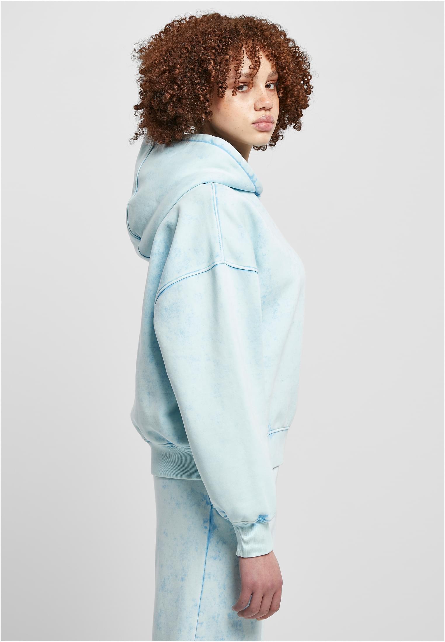 Ladies Oversized Towel Washed Hoody | balticblue