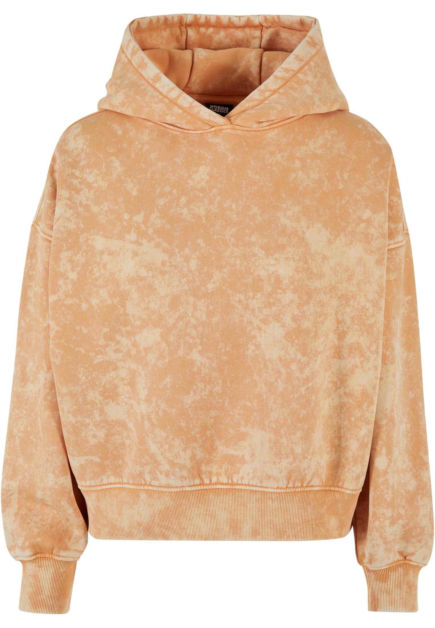 Ladies Oversized Towel Washed Hoody | paleorange