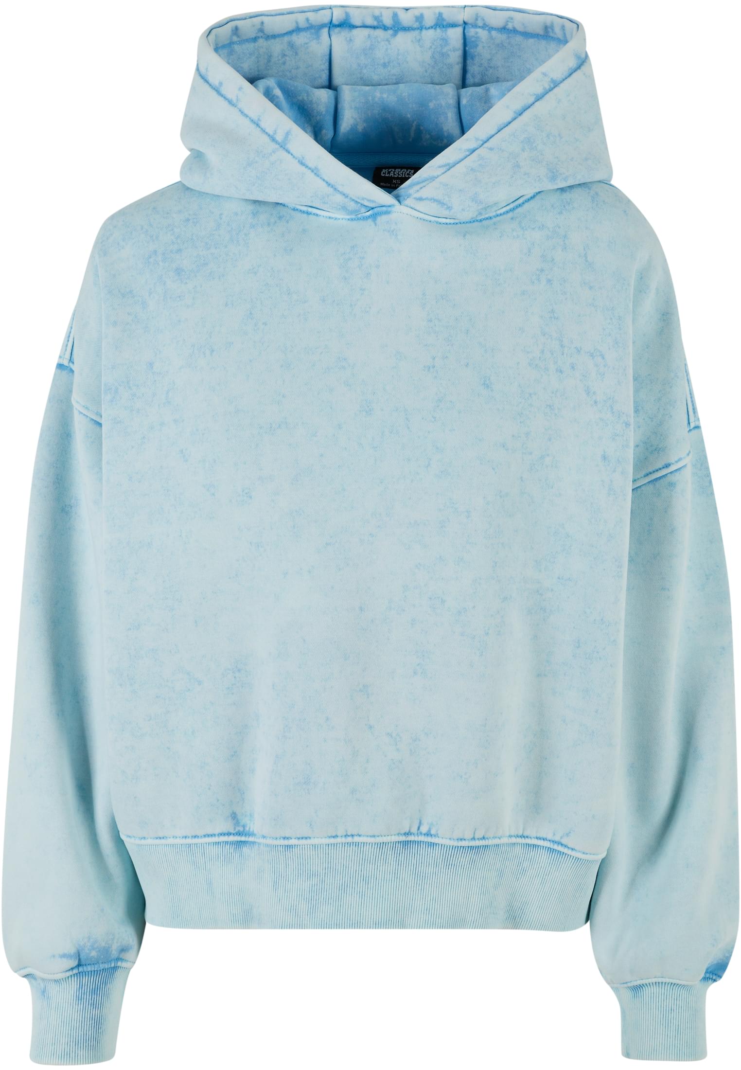 Ladies Oversized Towel Washed Hoody | balticblue