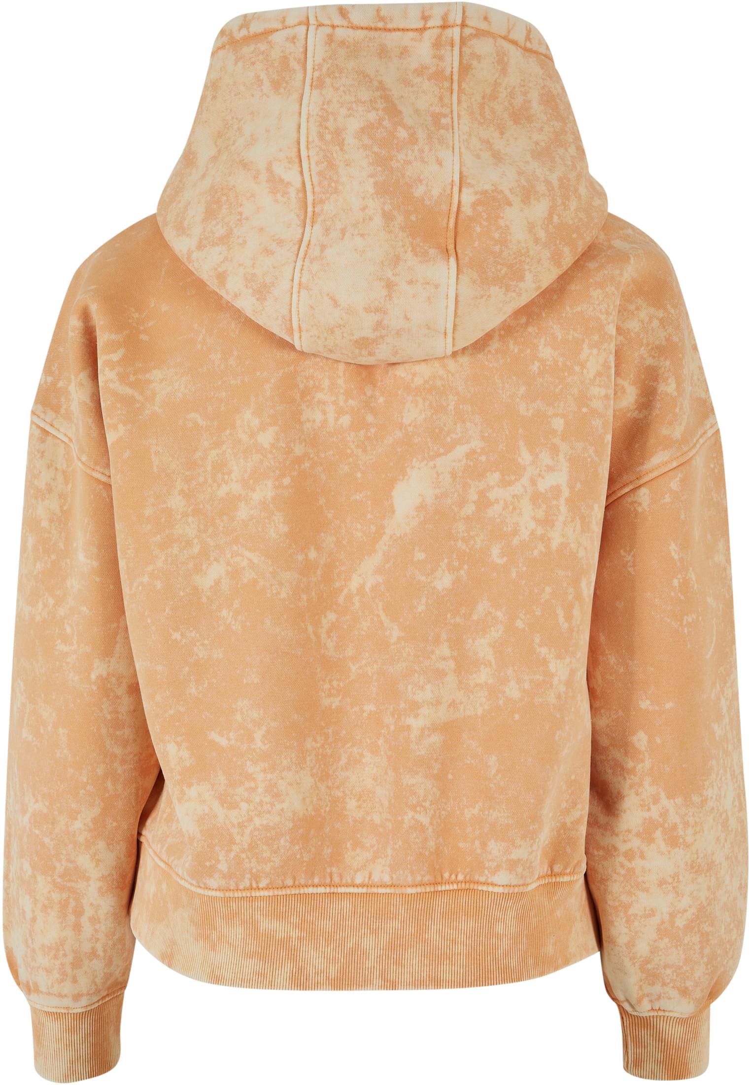 Ladies Oversized Towel Washed Hoody | paleorange