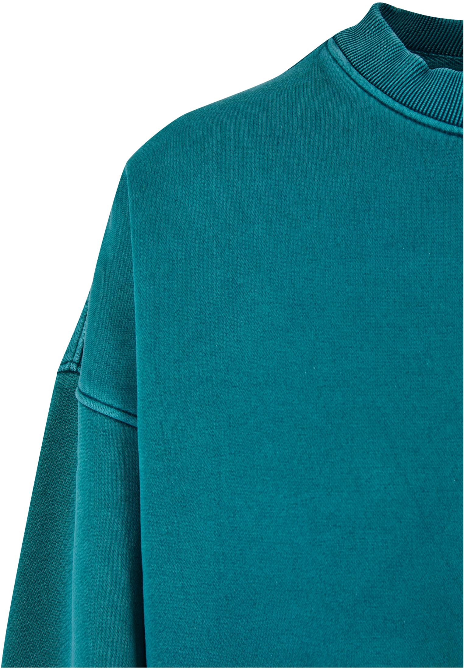 Ladies Oversized Stone Washed Crewneck | watergreen