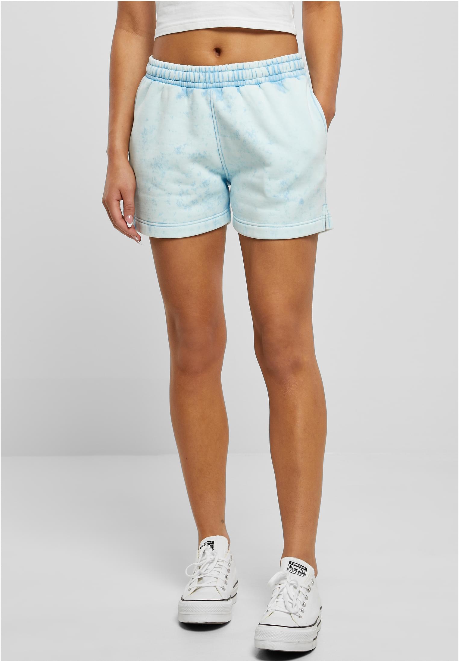 Ladies Towel Washed Sweat Shorts | balticblue