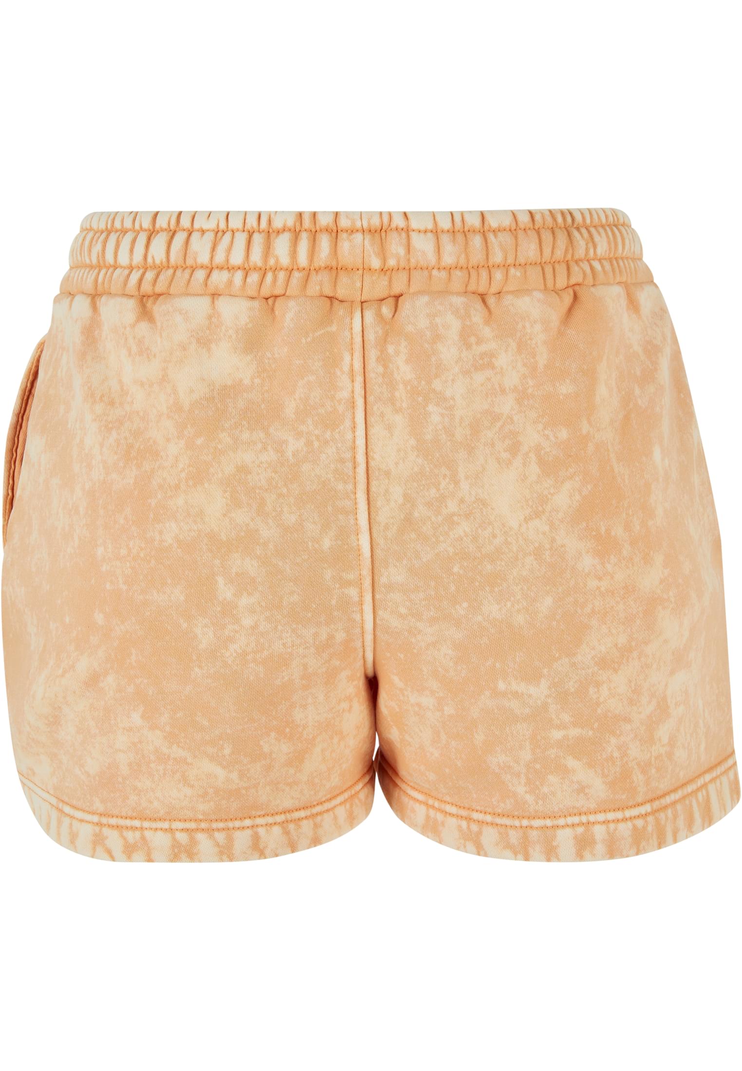 Ladies Towel Washed Sweat Shorts | paleorange