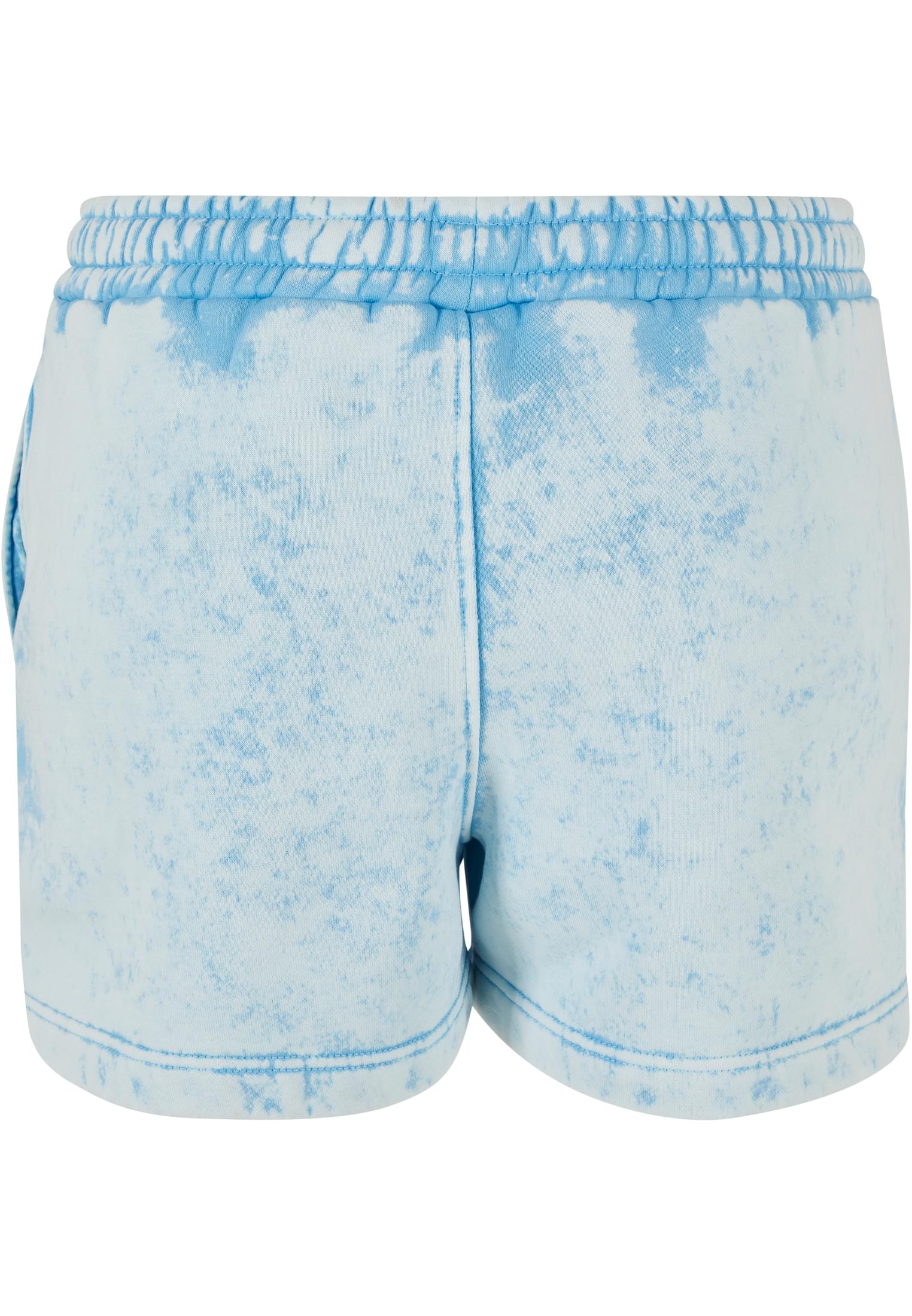 Ladies Towel Washed Sweat Shorts | balticblue