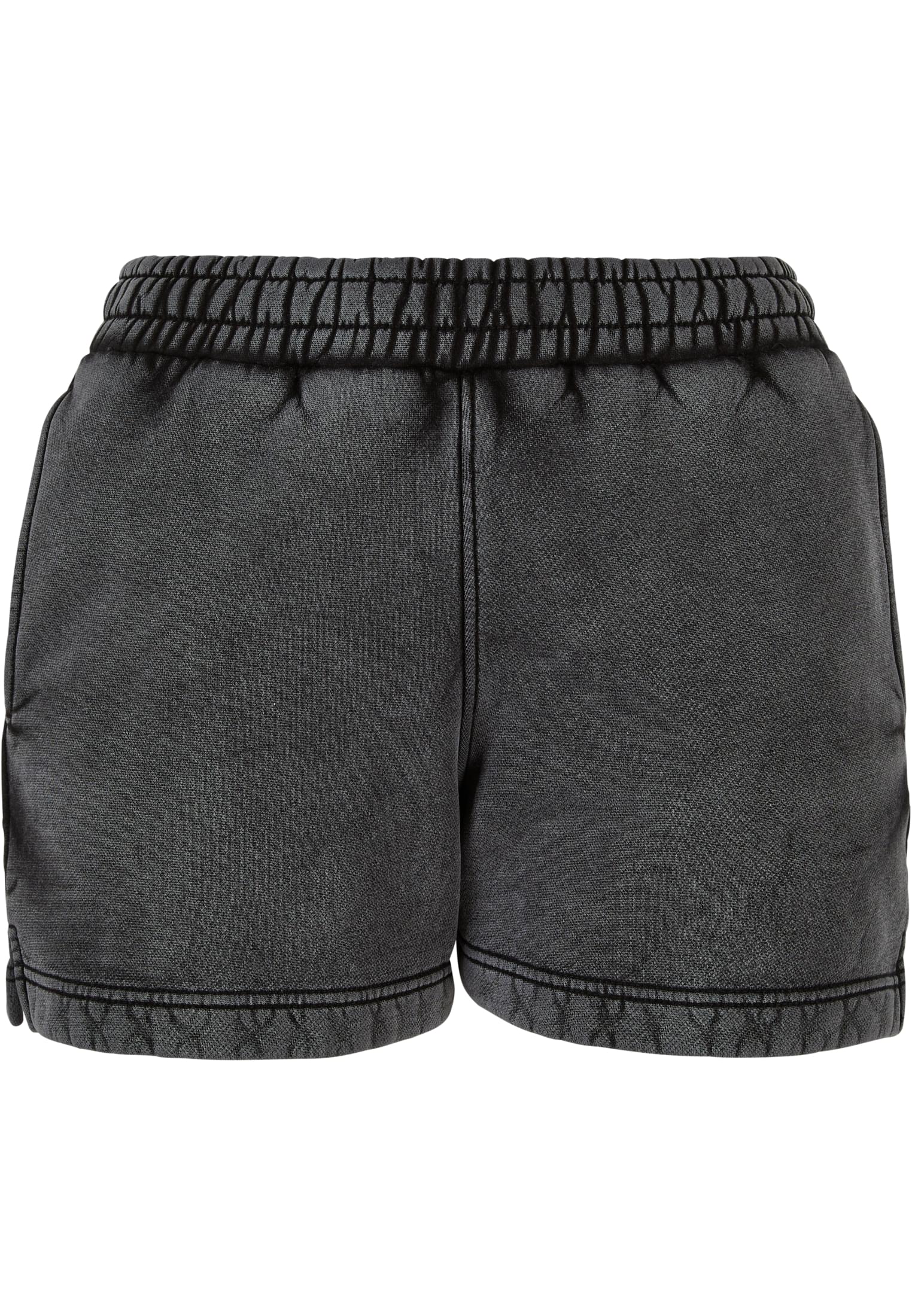 Ladies Stone Washed Shorts | black