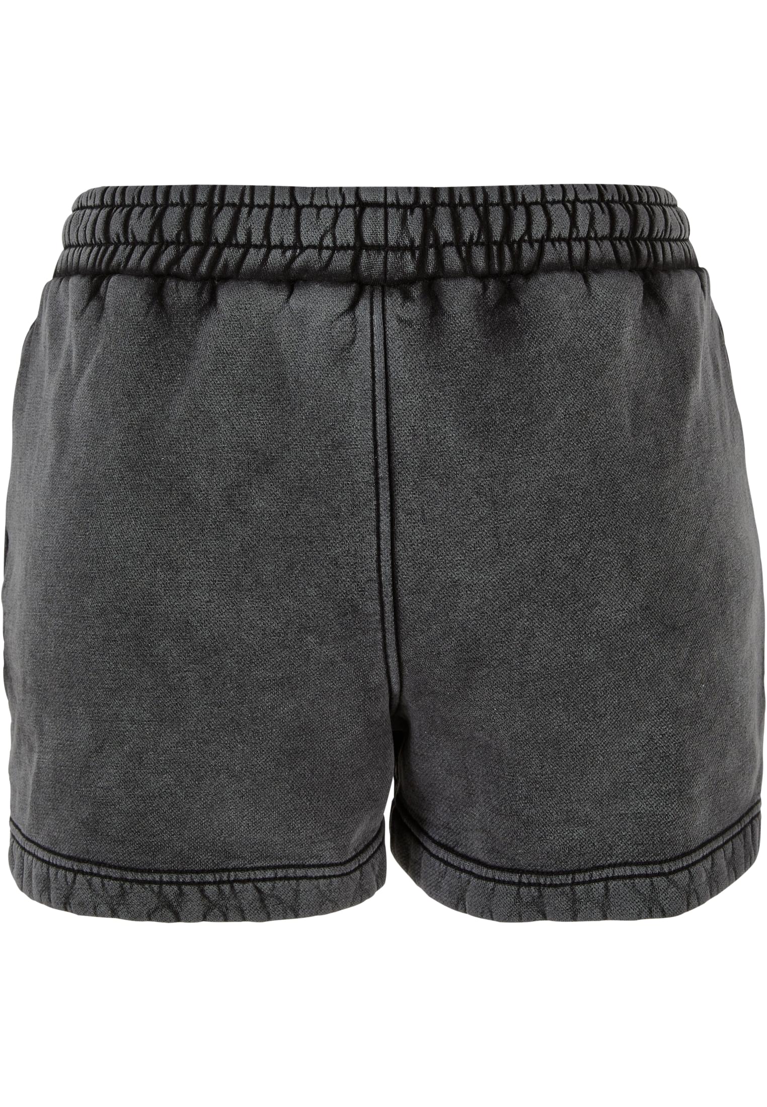 Ladies Stone Washed Shorts | black