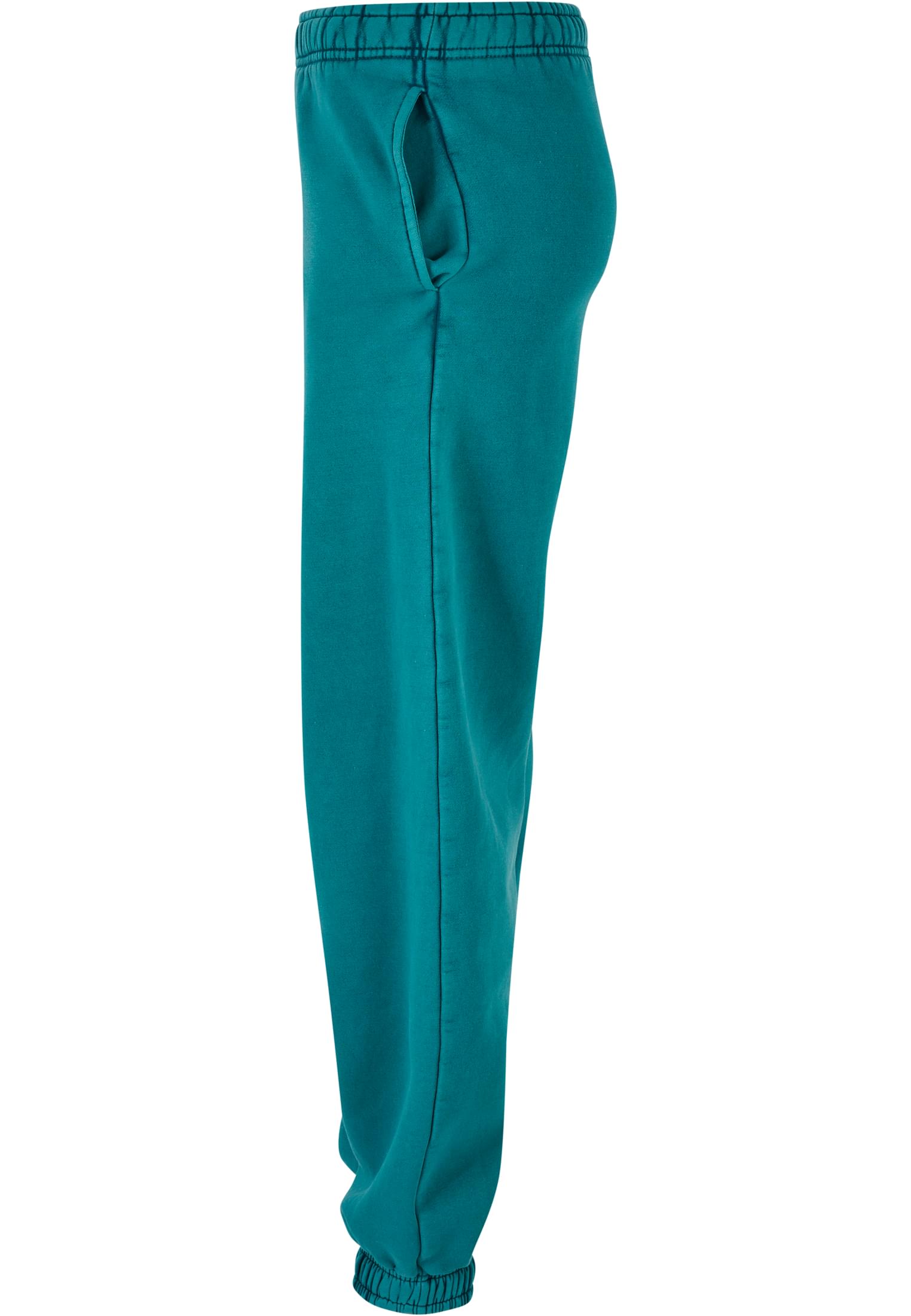 Ladies High Waist Stone Washed Sweat Pants | watergreen