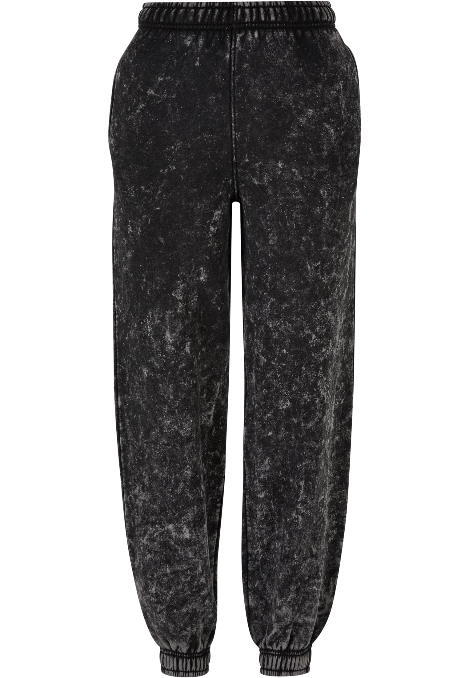 Ladies Towel Washed Sweat Pants | black