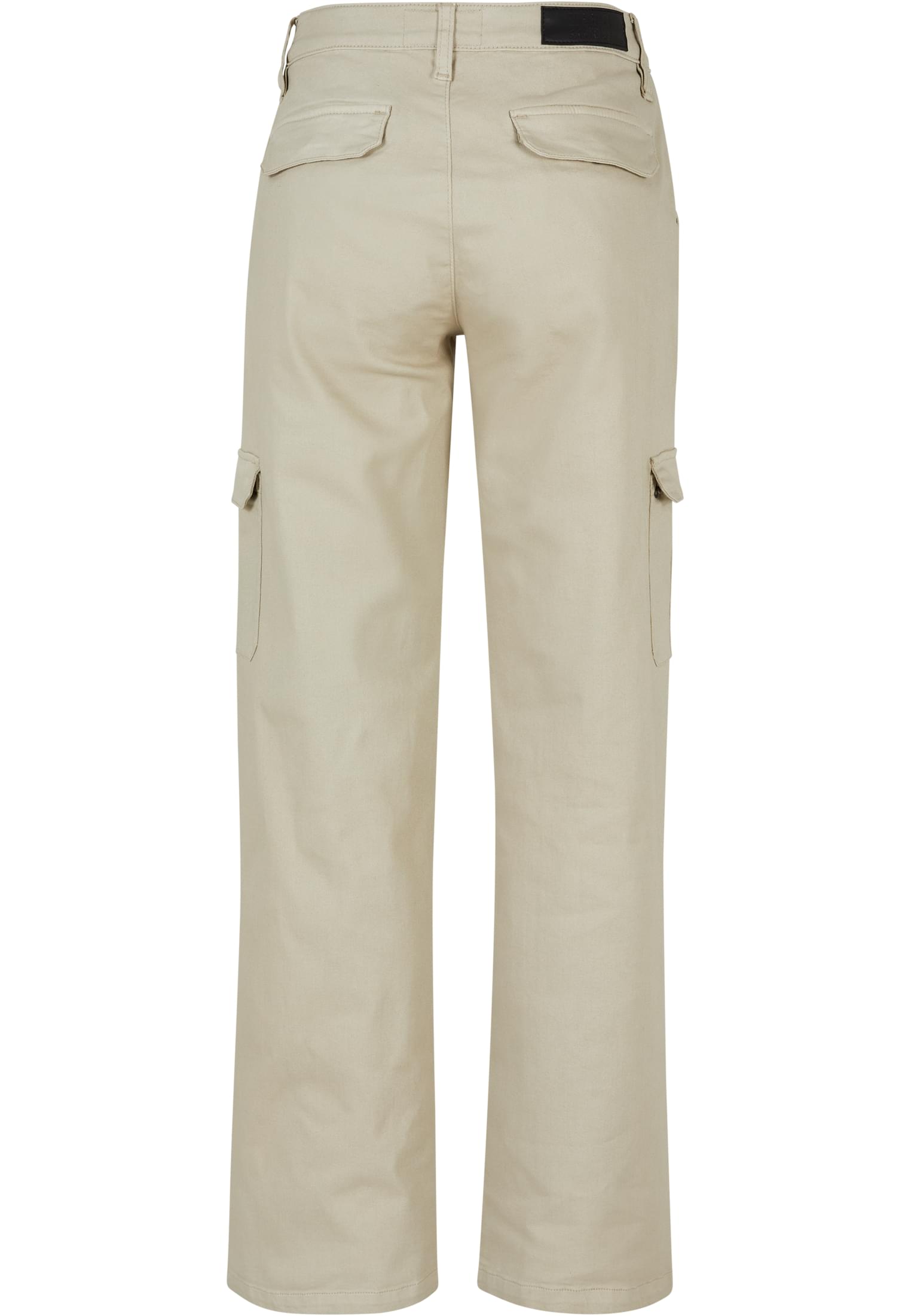 Ladies High Waist Straight Denim Cargo Pants | offwhite raw