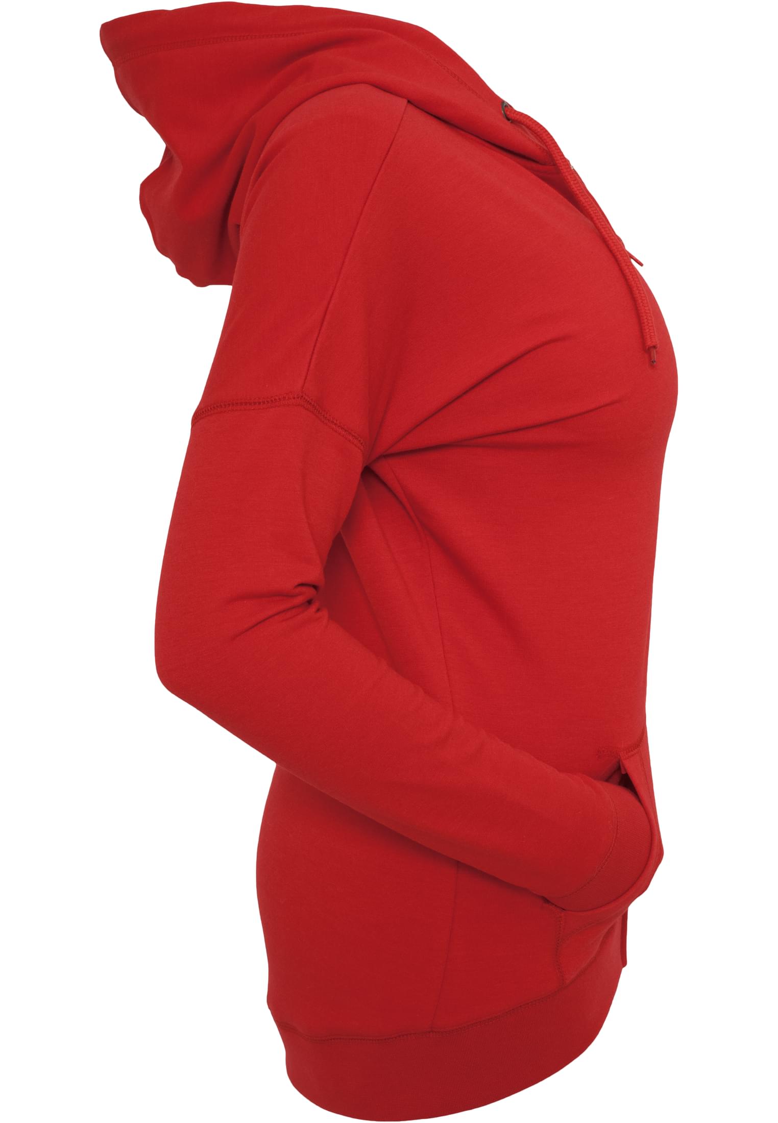 Ladies Long Zip Hoody | red