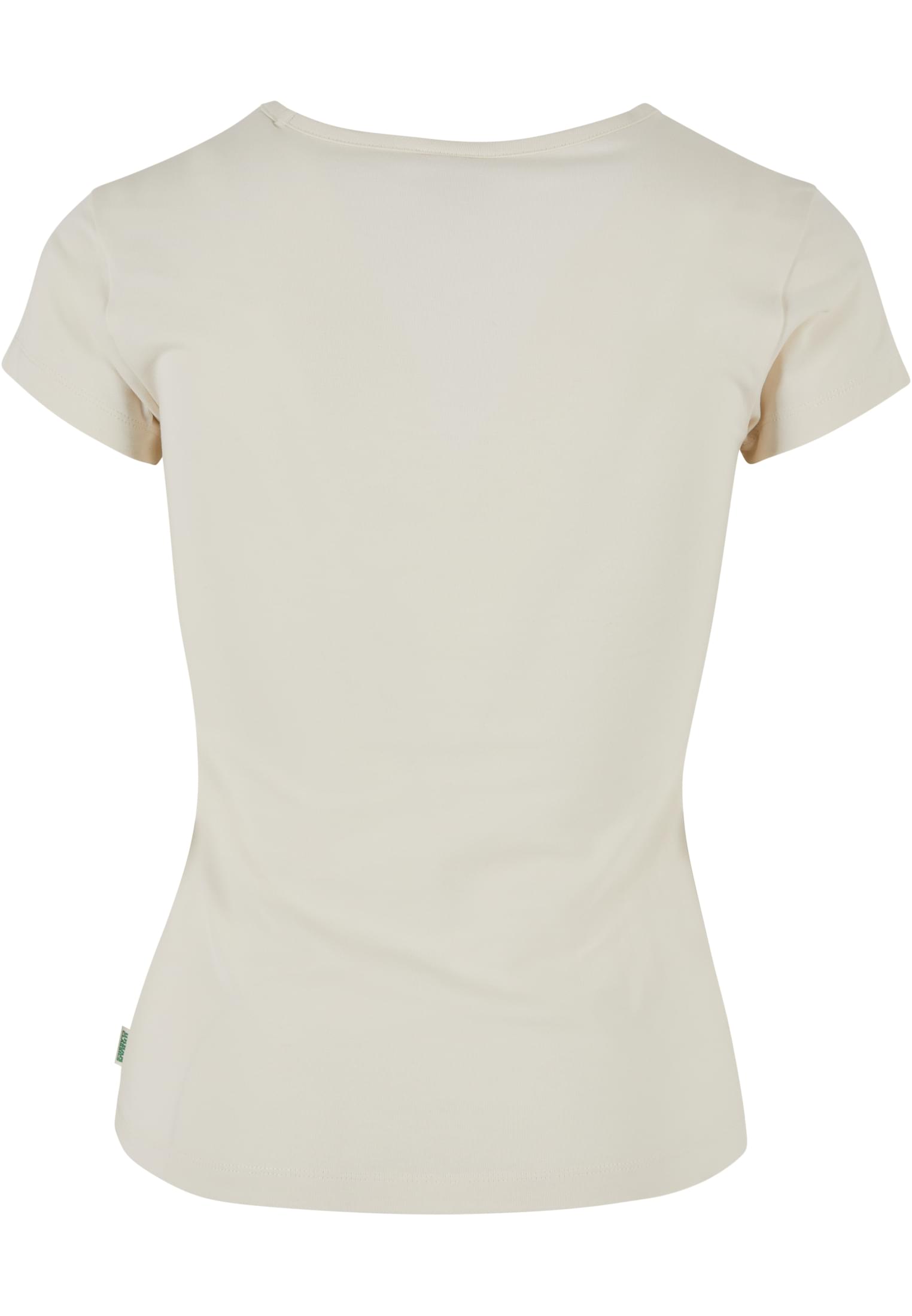 Ladies Organic Asymmetric Neckline Tee | whitesand