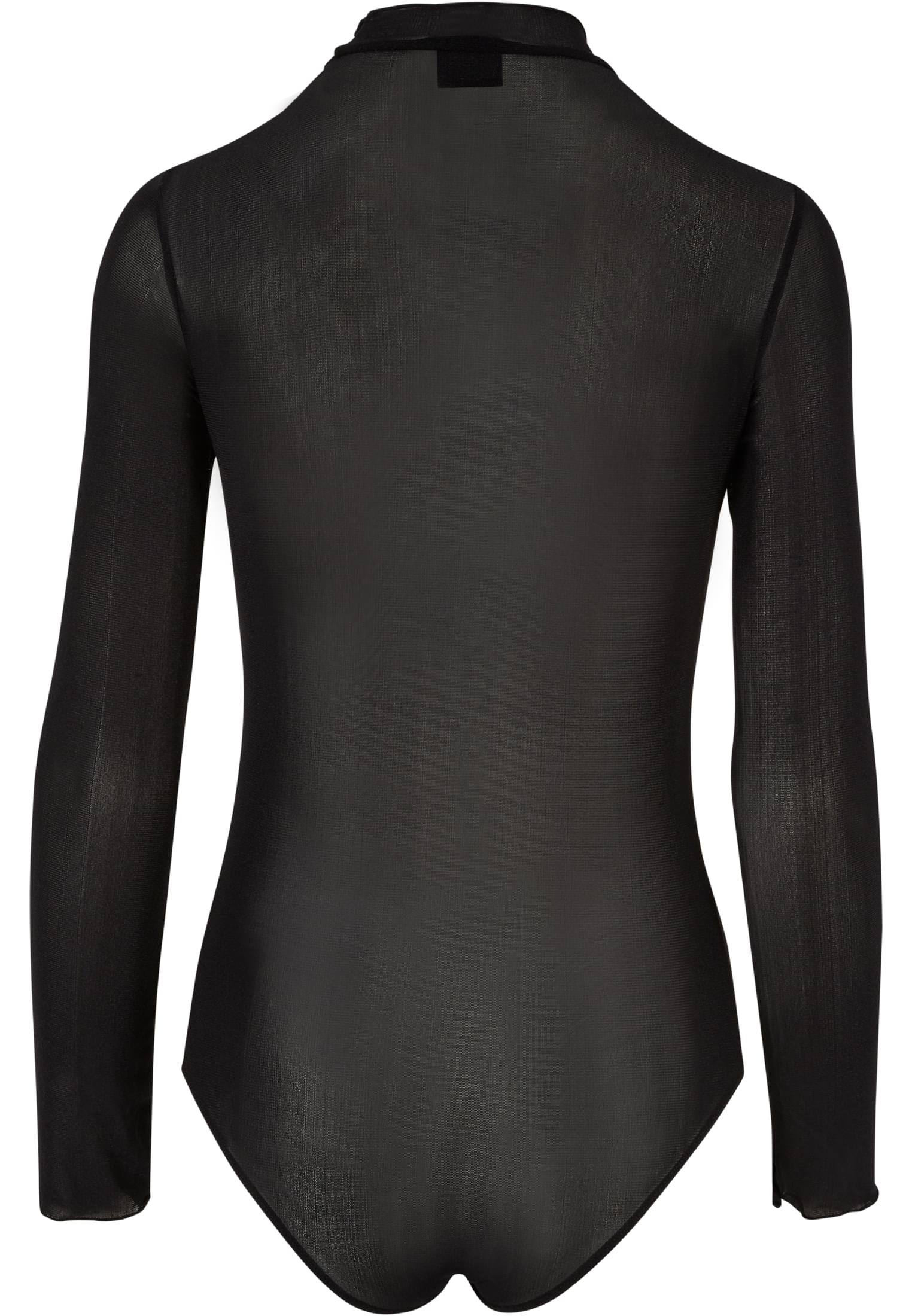 Ladies Mesh Turtleneck Body | black