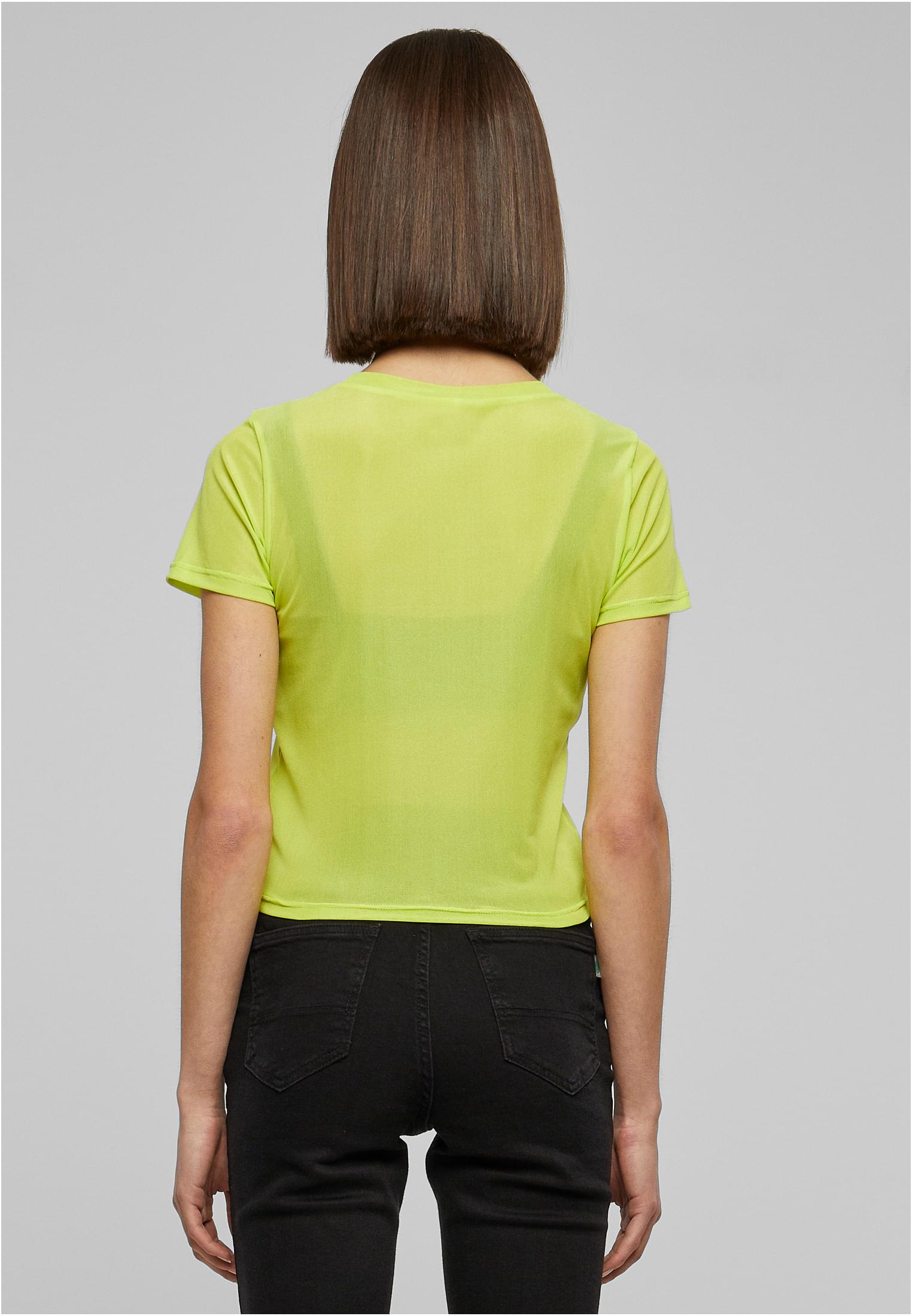 Ladies Short Mesh Tee | frozenyellow