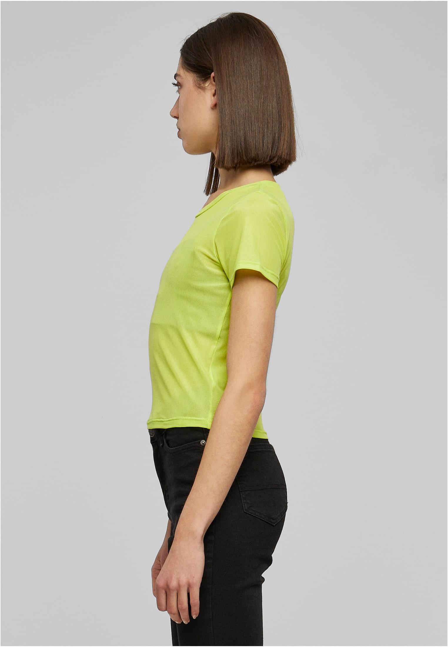 Ladies Short Mesh Tee | frozenyellow