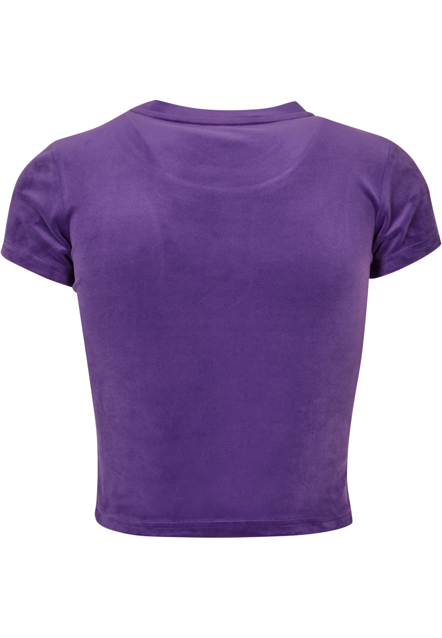 Ladies Short Velvet Tee | realviolet