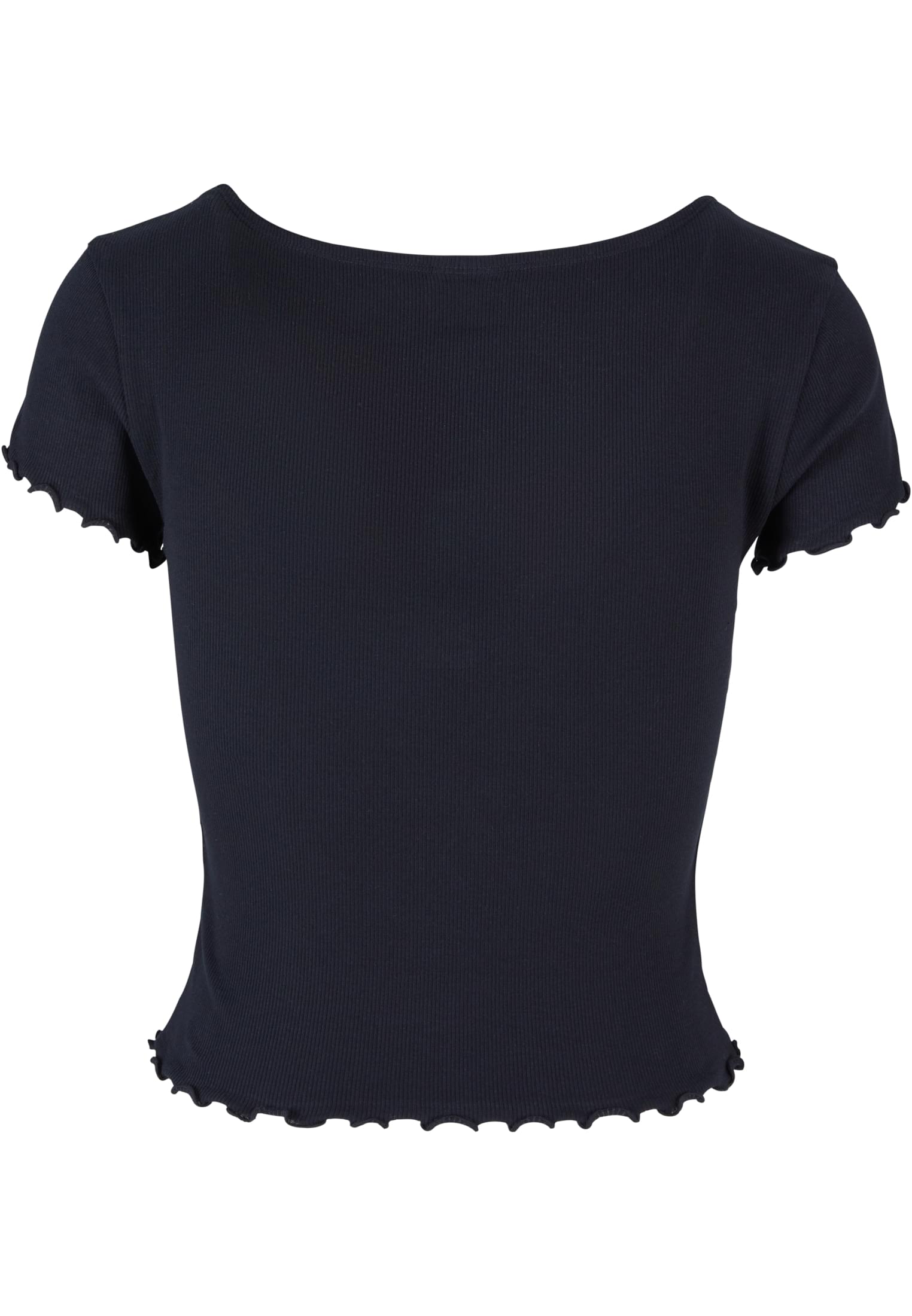 Ladies Rib Babylock Tee | black